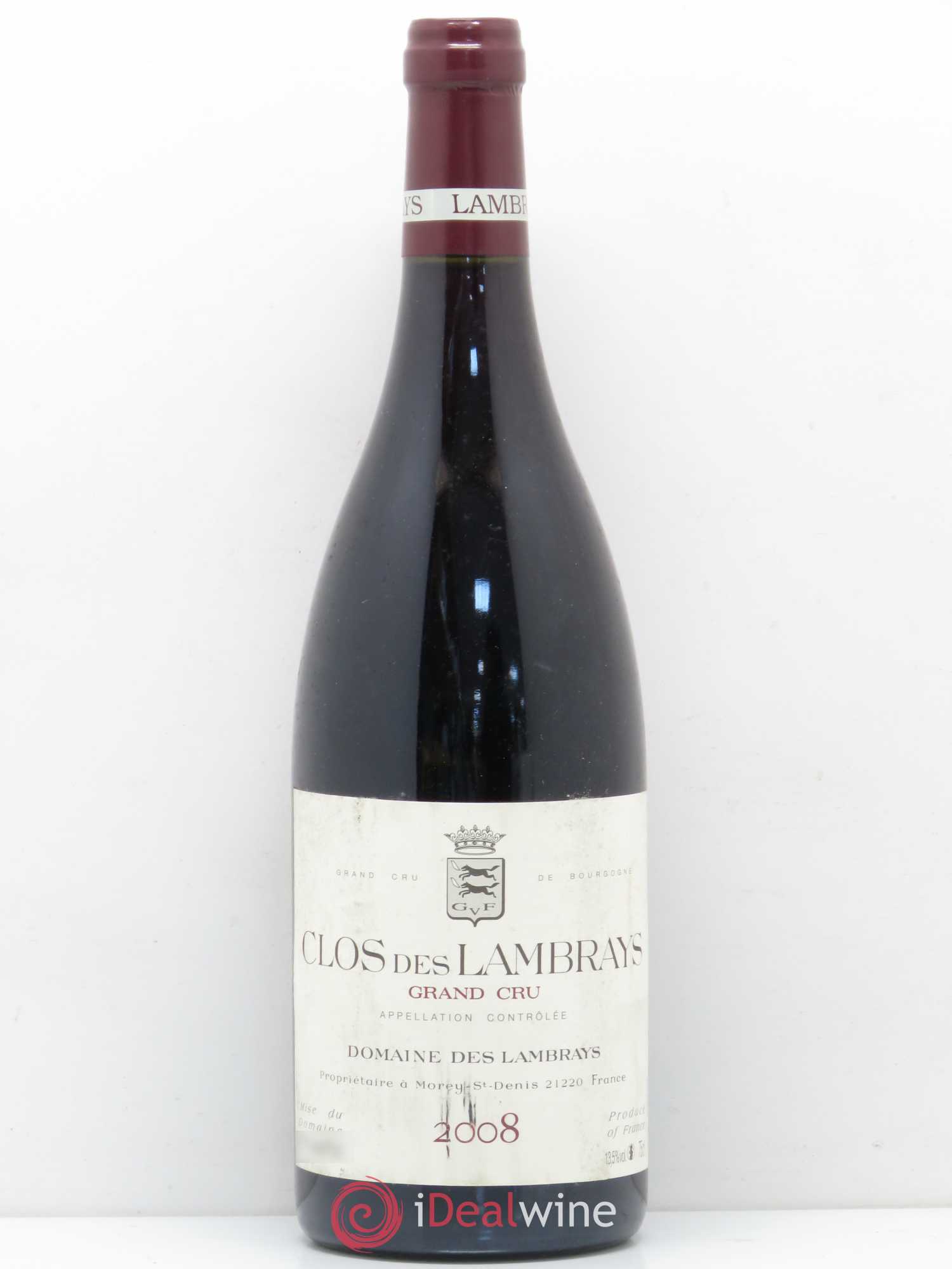 Clos des Lambrays Grand Cru Domaine des Lambrays 2008 - Lot de 1 bouteille - 0