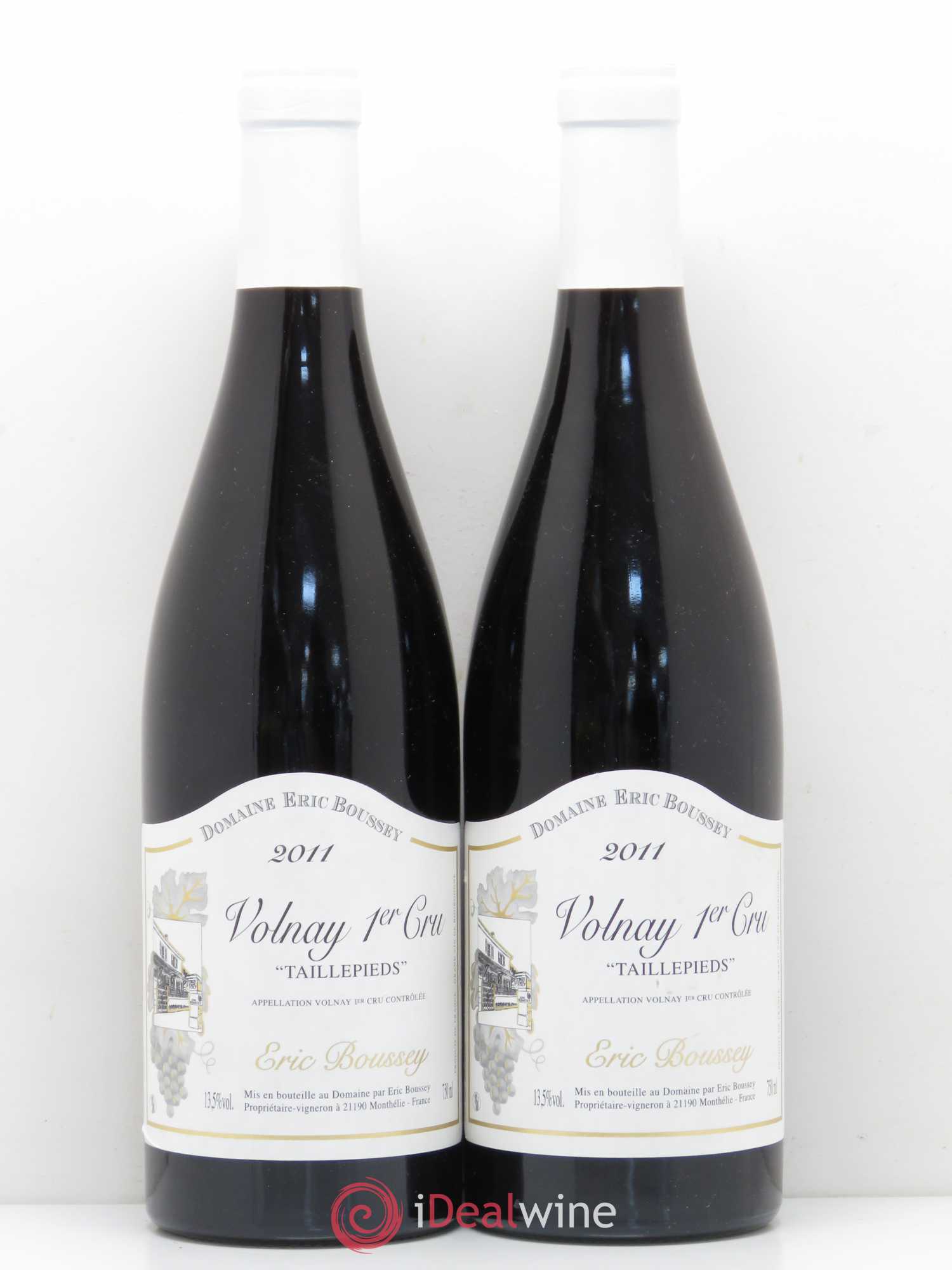 Volnay 1er Cru Taillepieds Eric Boussey 2011 - Posten von 2 Flaschen - 0
