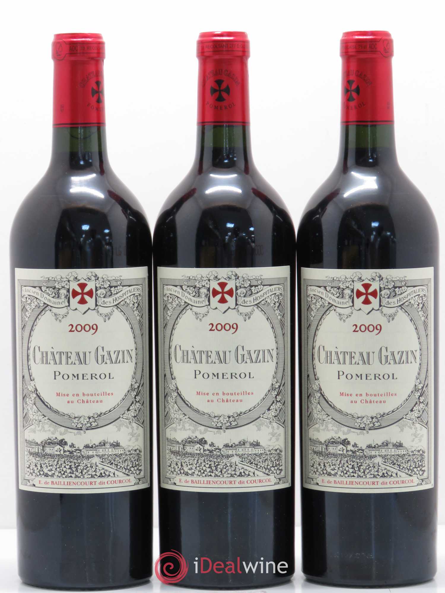 Château Gazin 2009 - Lot de 3 bouteilles - 0