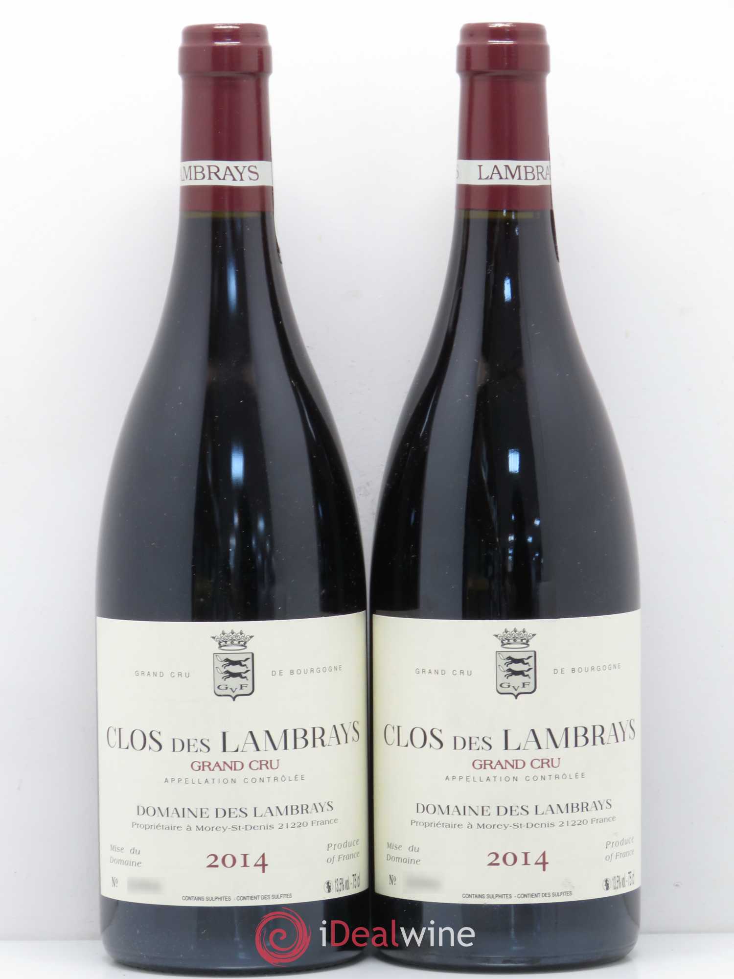 Clos des Lambrays Grand Cru Domaine des Lambrays 2014 - Lot de 2 bouteilles - 0