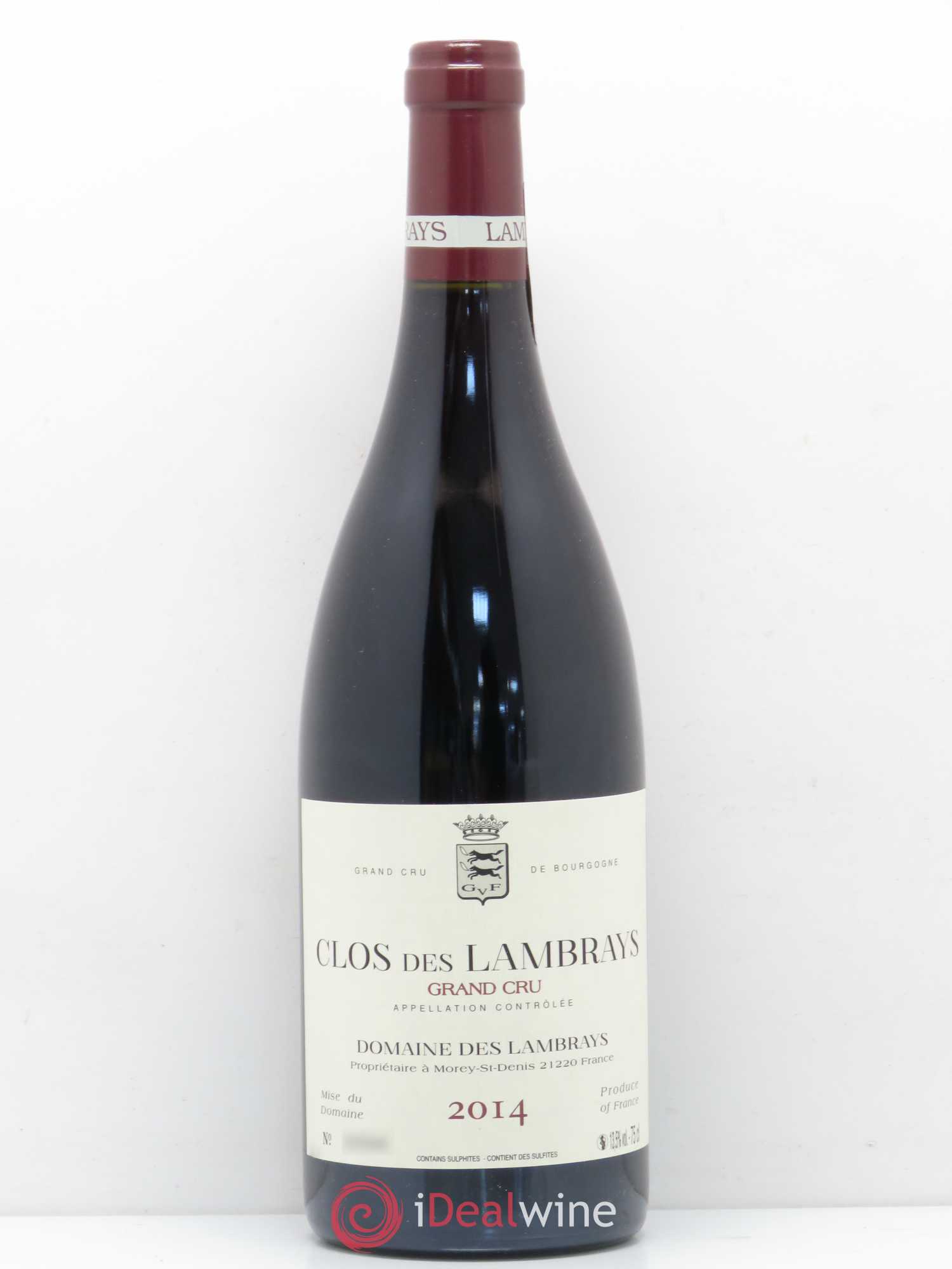 Clos des Lambrays Grand Cru Domaine des Lambrays 2014 - Lot de 1 bouteille - 0