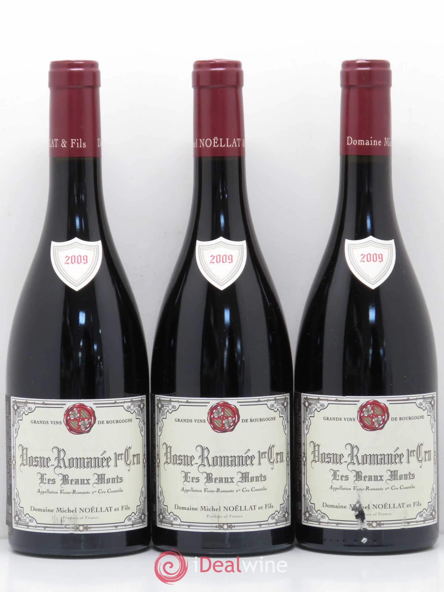 Vosne-Romanée 1er Cru Les Beaux Monts Michel Noellat 2009 - Posten von 3 Flaschen - 0