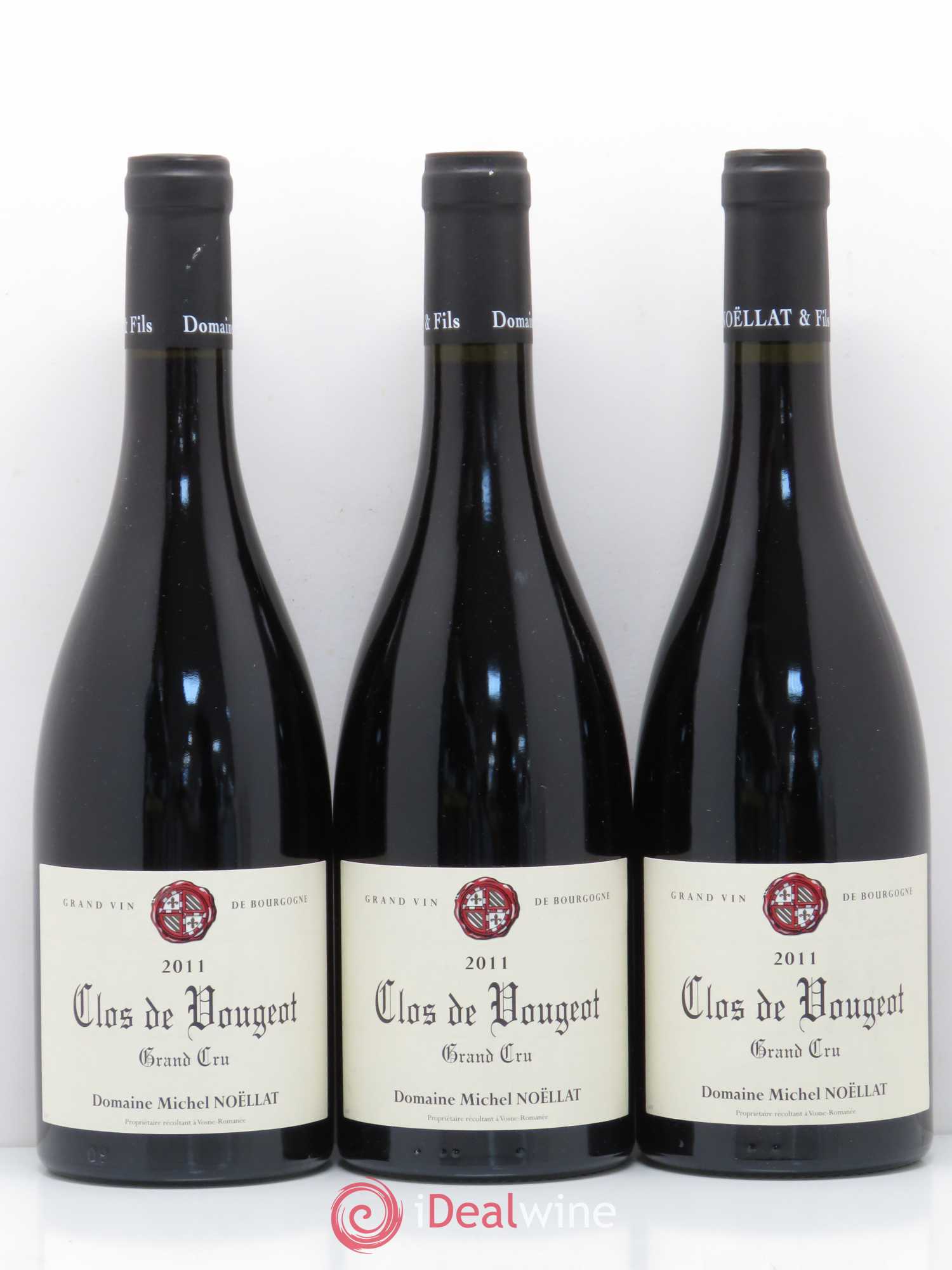 Clos de Vougeot Grand Cru Hudelot-Noëllat 2011 - Lot de 6 bouteilles - 1