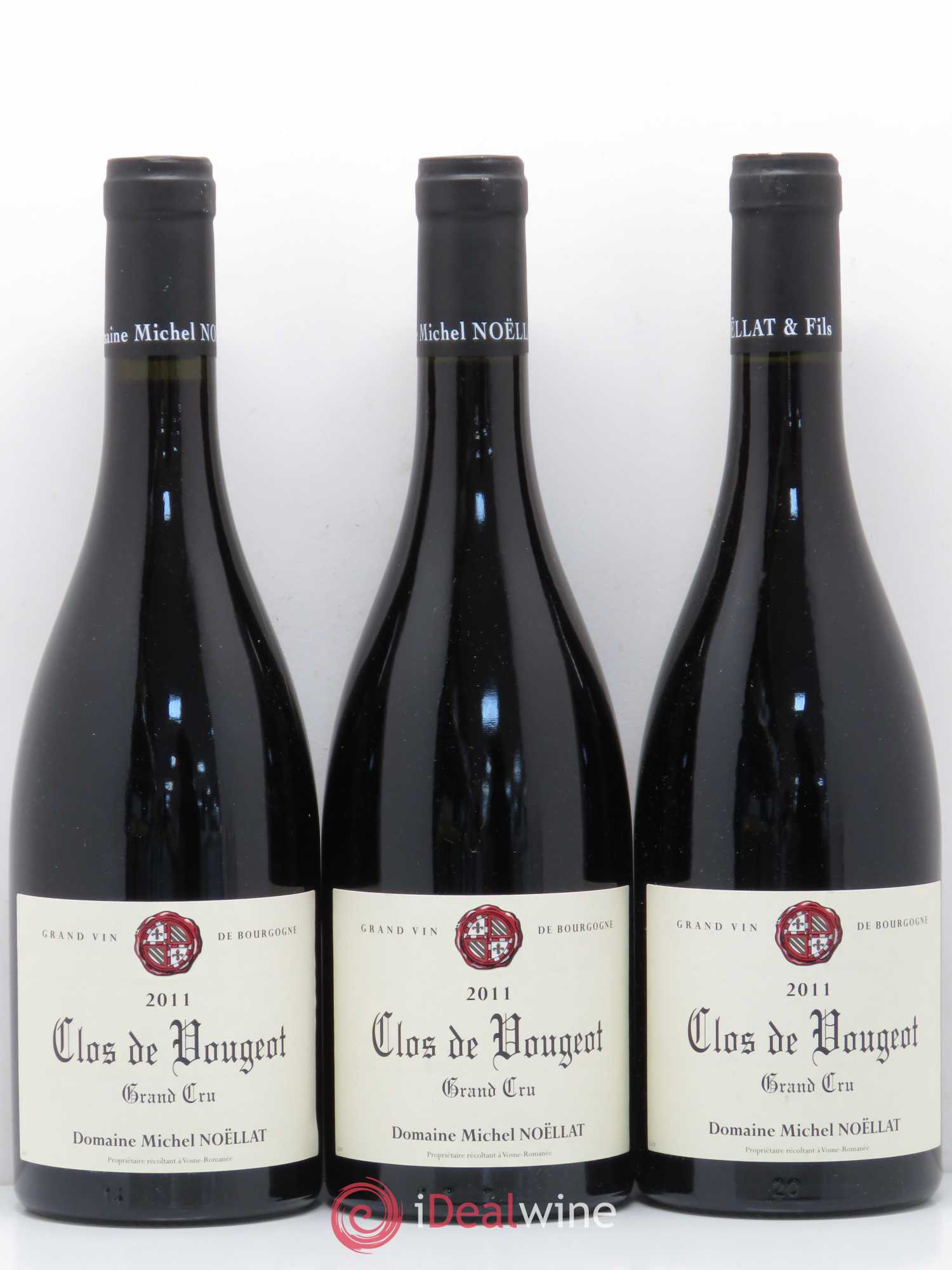 Clos de Vougeot Grand Cru Hudelot-Noëllat 2011 - Lot de 6 bouteilles - 1