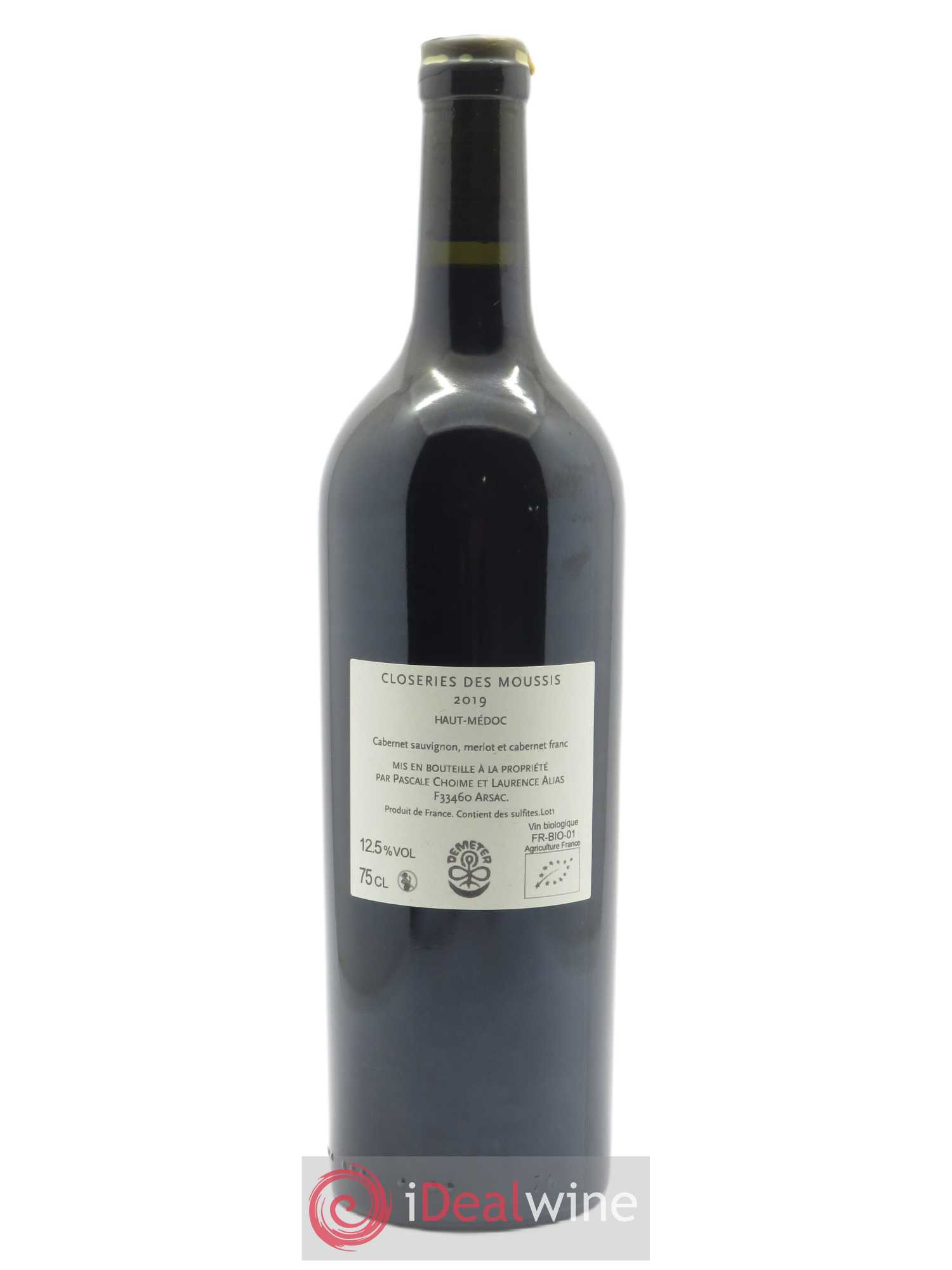 Les Closeries des Moussis 2019 - Lot of 1 bottle - 1