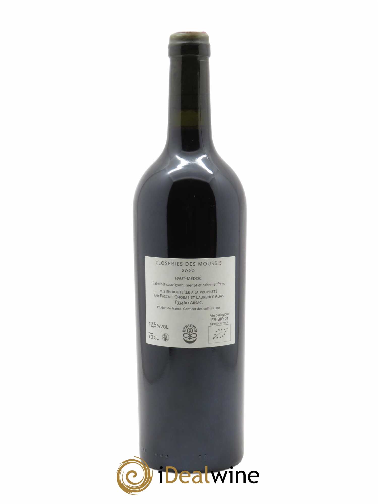 Les Closeries des Moussis - Haut Médoc 2020 - Lot of 1 bottle - 1