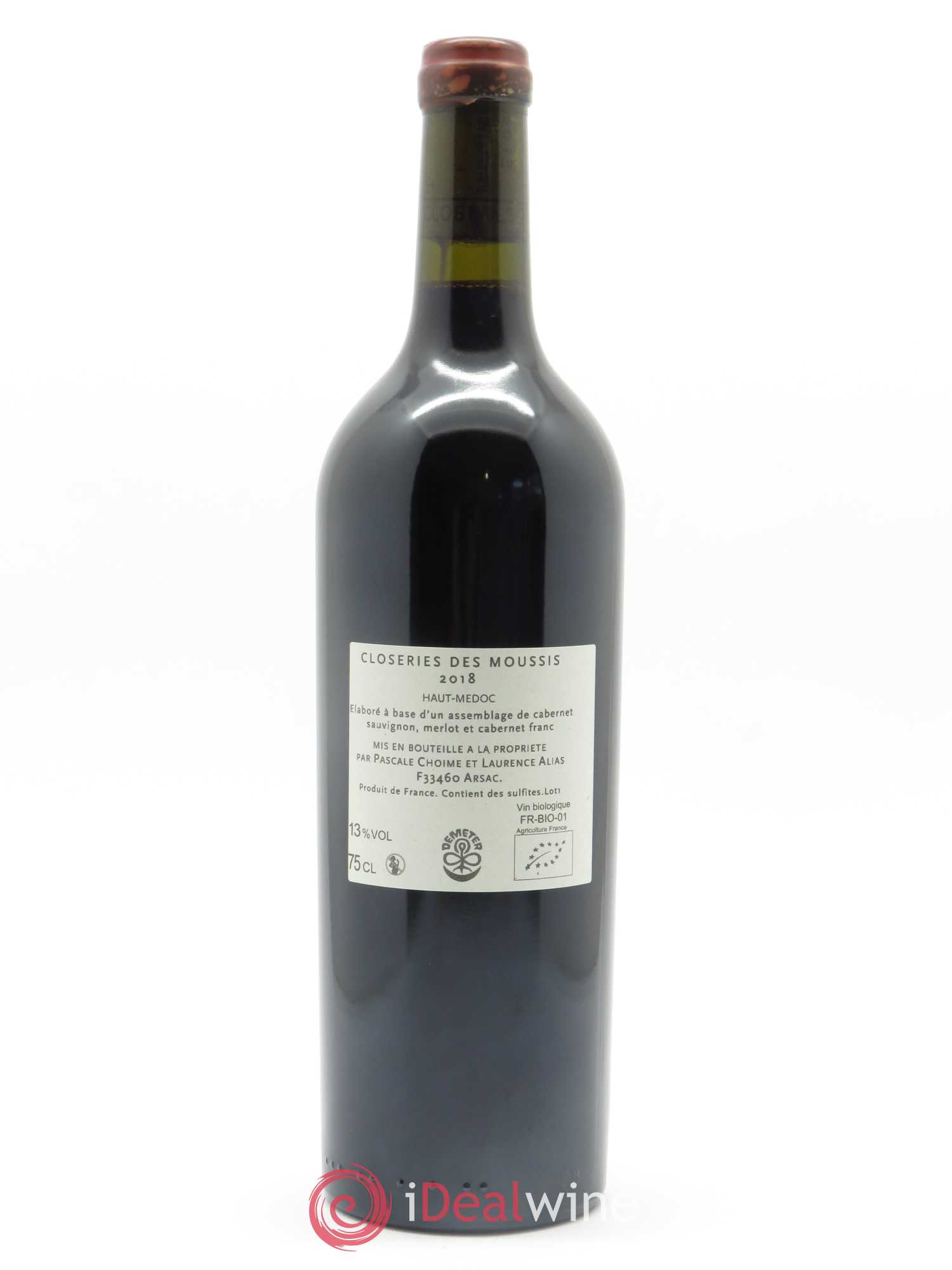 Les Closeries des Moussis - Haut Médoc 2018 - Lot of 1 bottle - 1