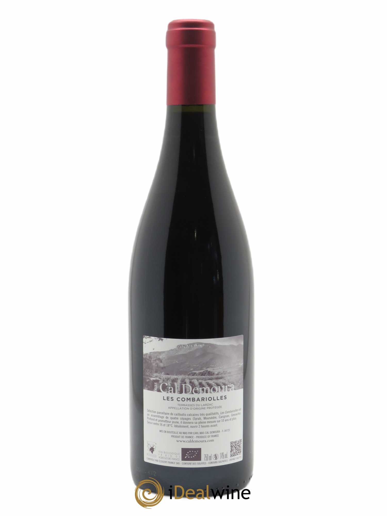 Terrasses du Larzac Les Combariolles Mas Cal Demoura 2020 - Lot de 1 bouteille - 1