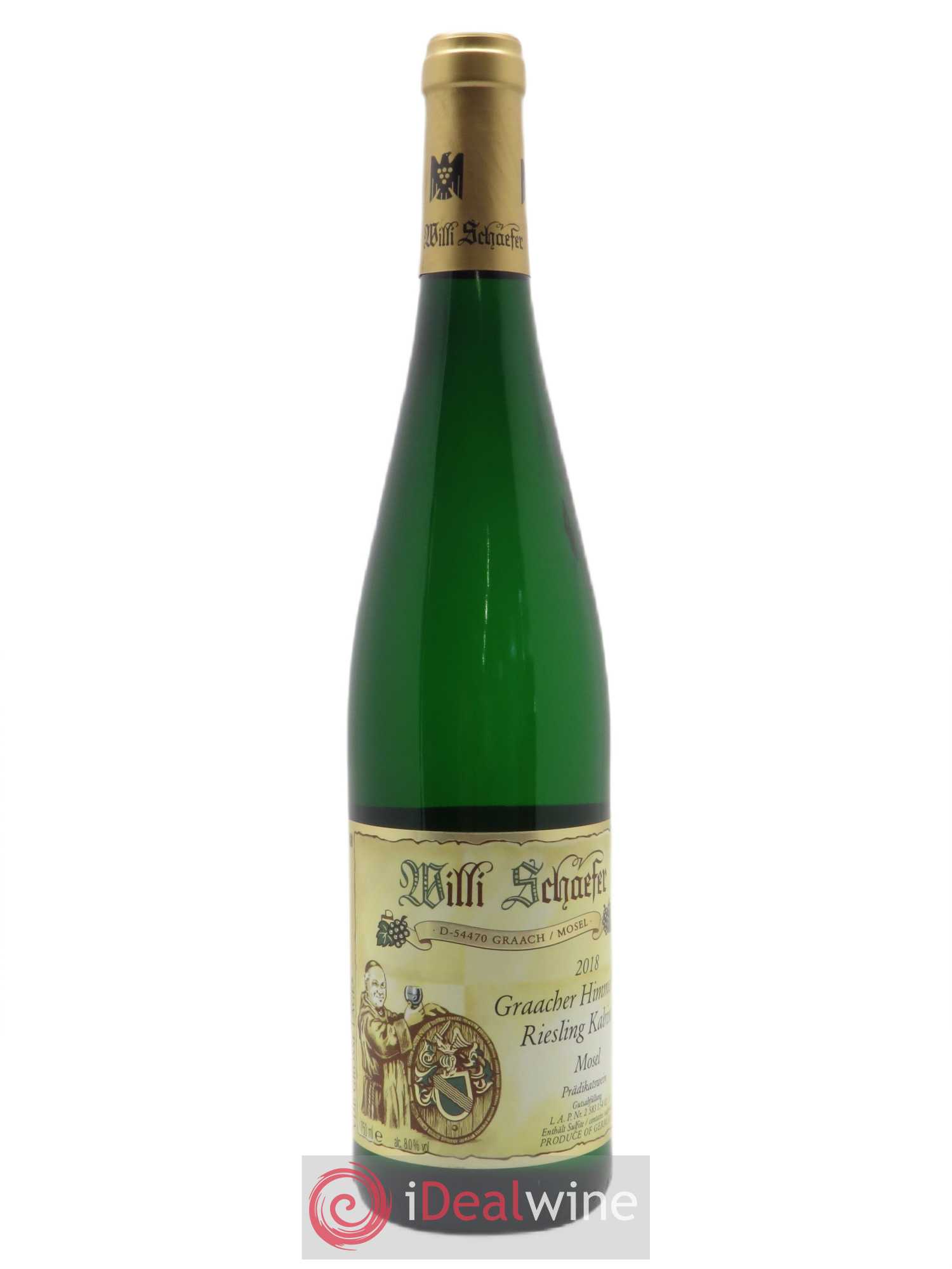Riesling Willi Schaefer Graacher Himmelreich Kabinett 2018 - Lot de 1 bouteille - 1