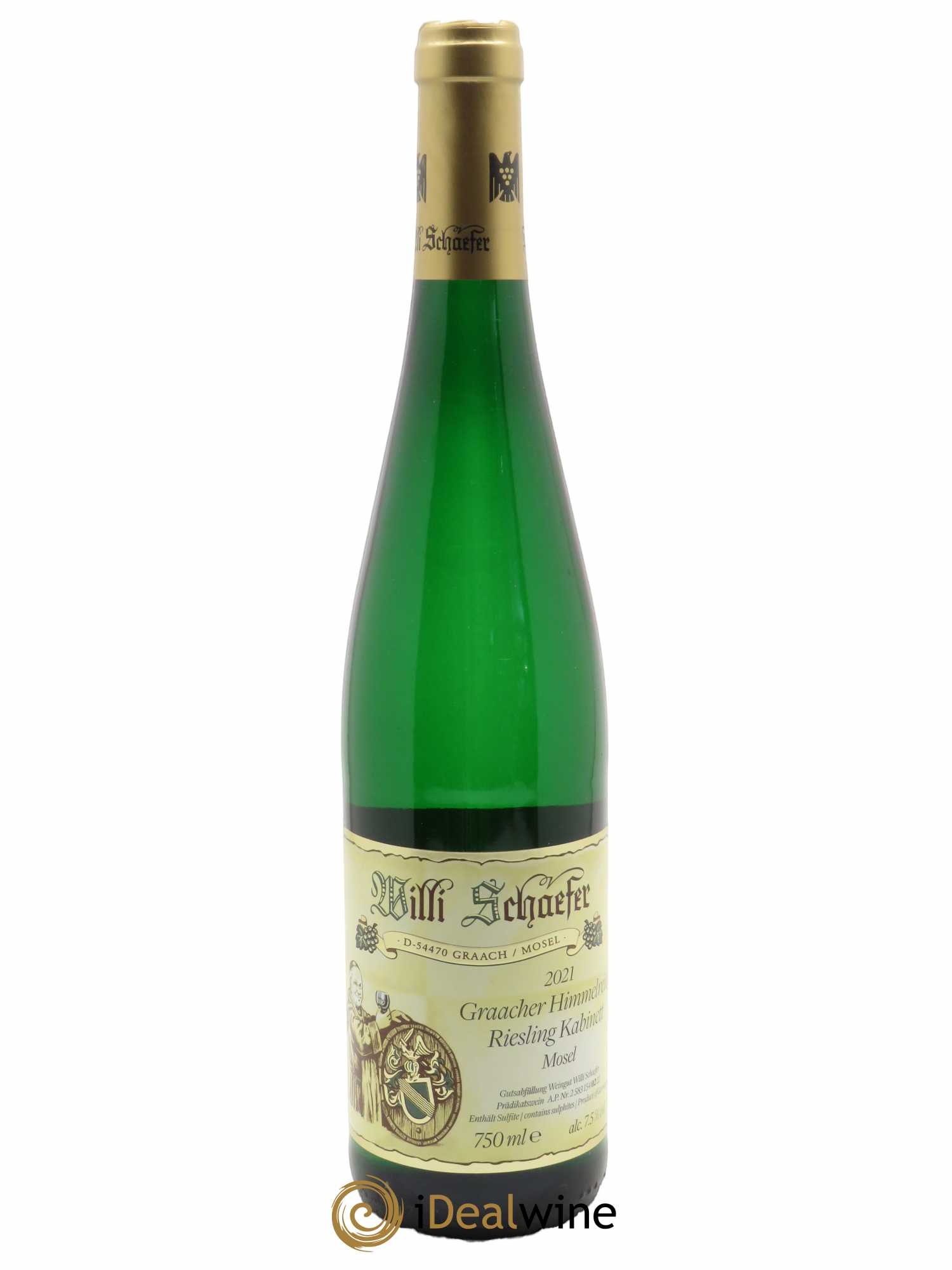 Riesling Willi Schaefer Graacher Himmelreich Kabinett 2021 - Lot de 1 bouteille - 0