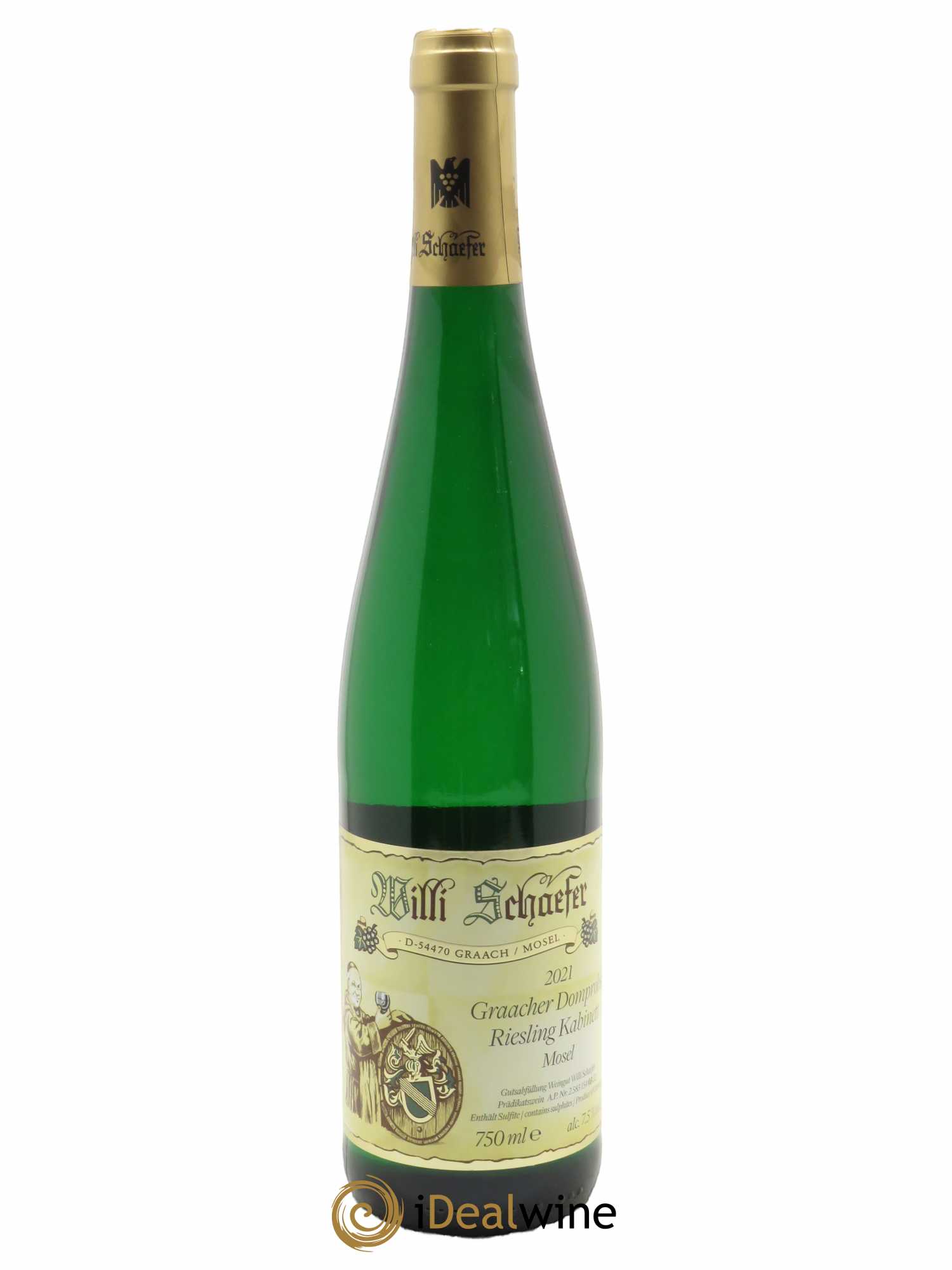 Riesling Willi Schaefer Graacher Domprobst Kabinett 2021 - Lot de 1 bouteille - 0