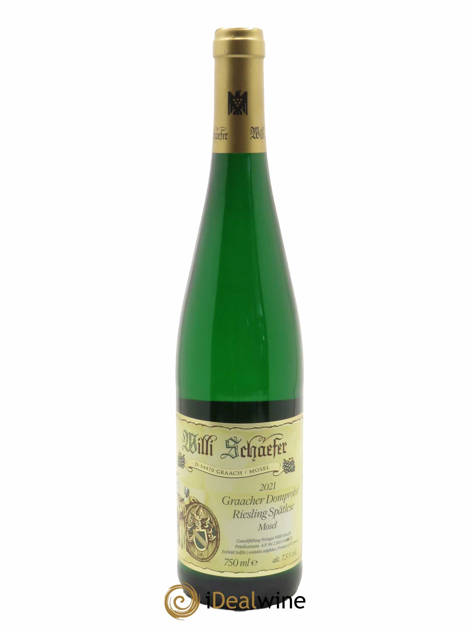Riesling Willi Schaefer Graacher Domprobst Spatlese 05 2021 - Lot de 1 bouteille - 0