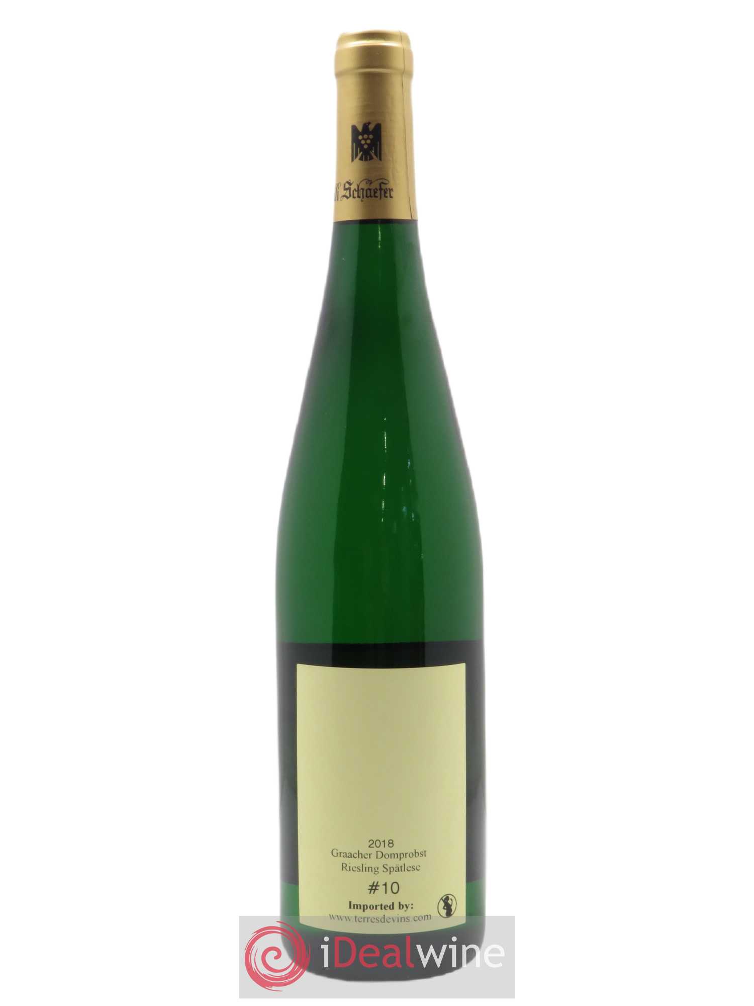 Riesling Willi Schaefer Graacher Domprobst Spatlese 10 2018 - Lot de 1 bouteille - 2