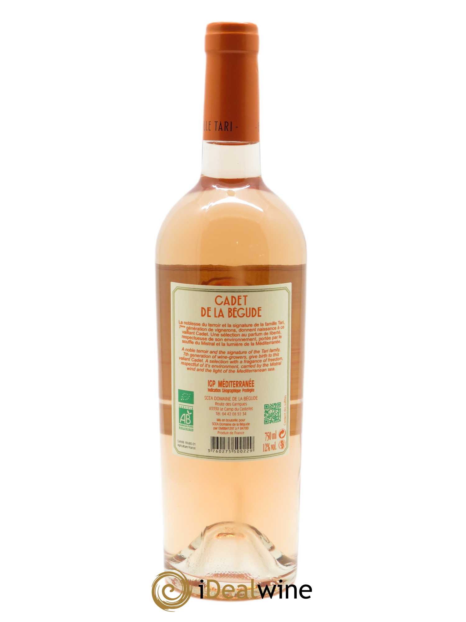 Méditerranée La Bégude Cadet de la Bégude 2020 - Lot of 1 bottle - 1