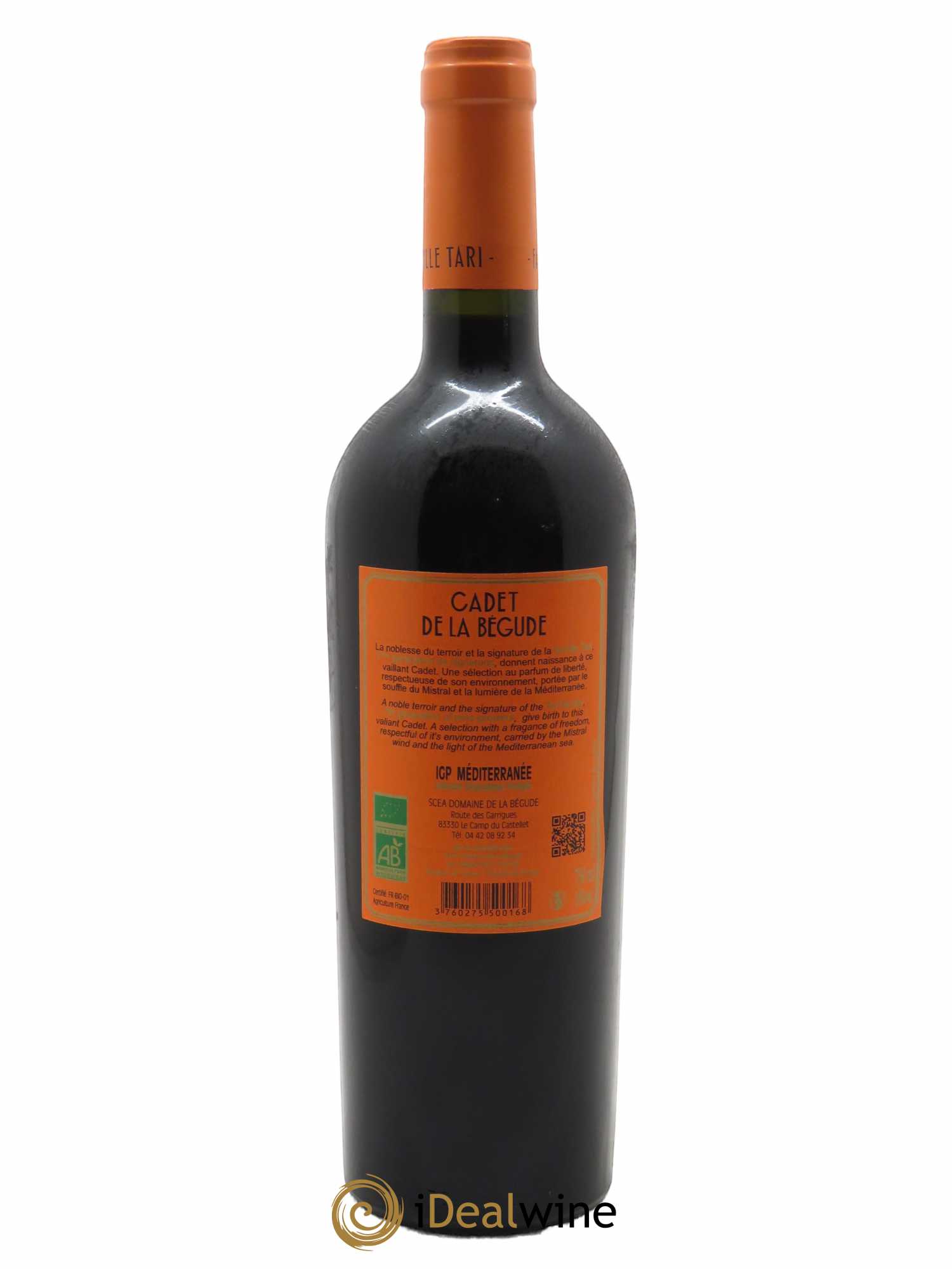 IGP Méditerranée La Bégude Cadet de la Bégude 2021 - Lot of 1 bottle - 1