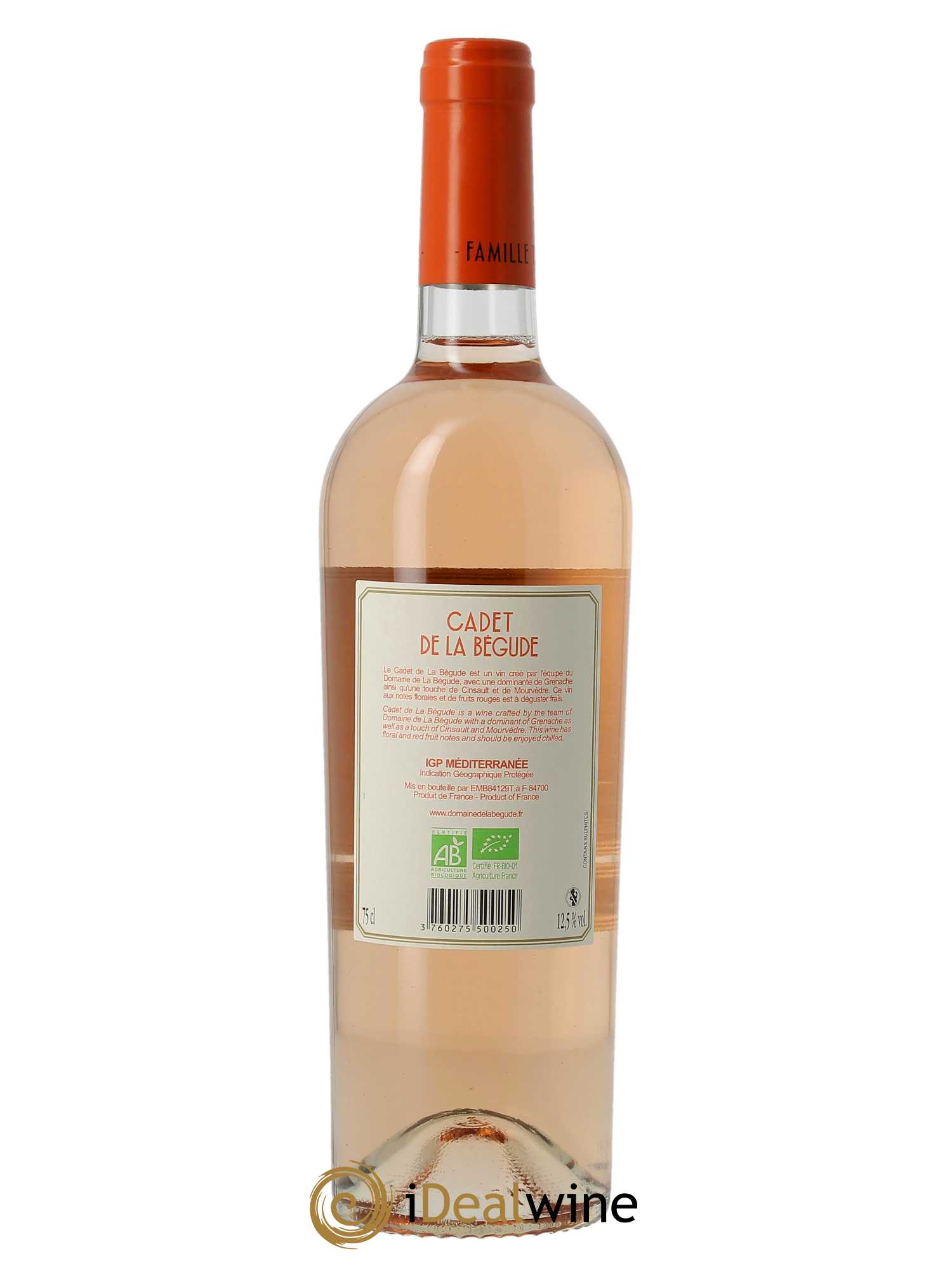 IGP Méditerranée La Bégude Cadet de la Bégude 2022 - Lot of 1 bottle - 1