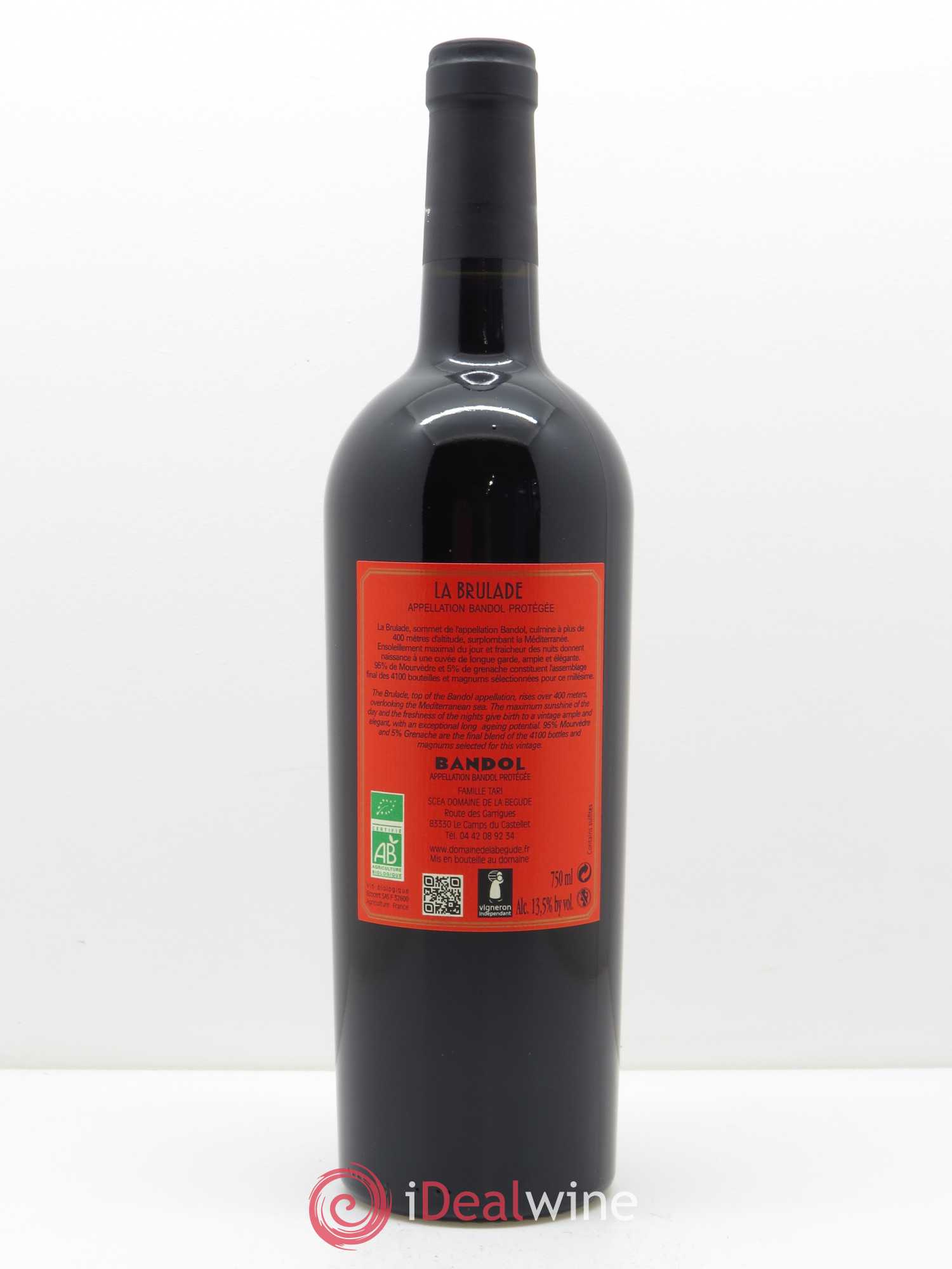 Bandol La Brûlade La Bégude 2016 - Lot de 1 bouteille - 1