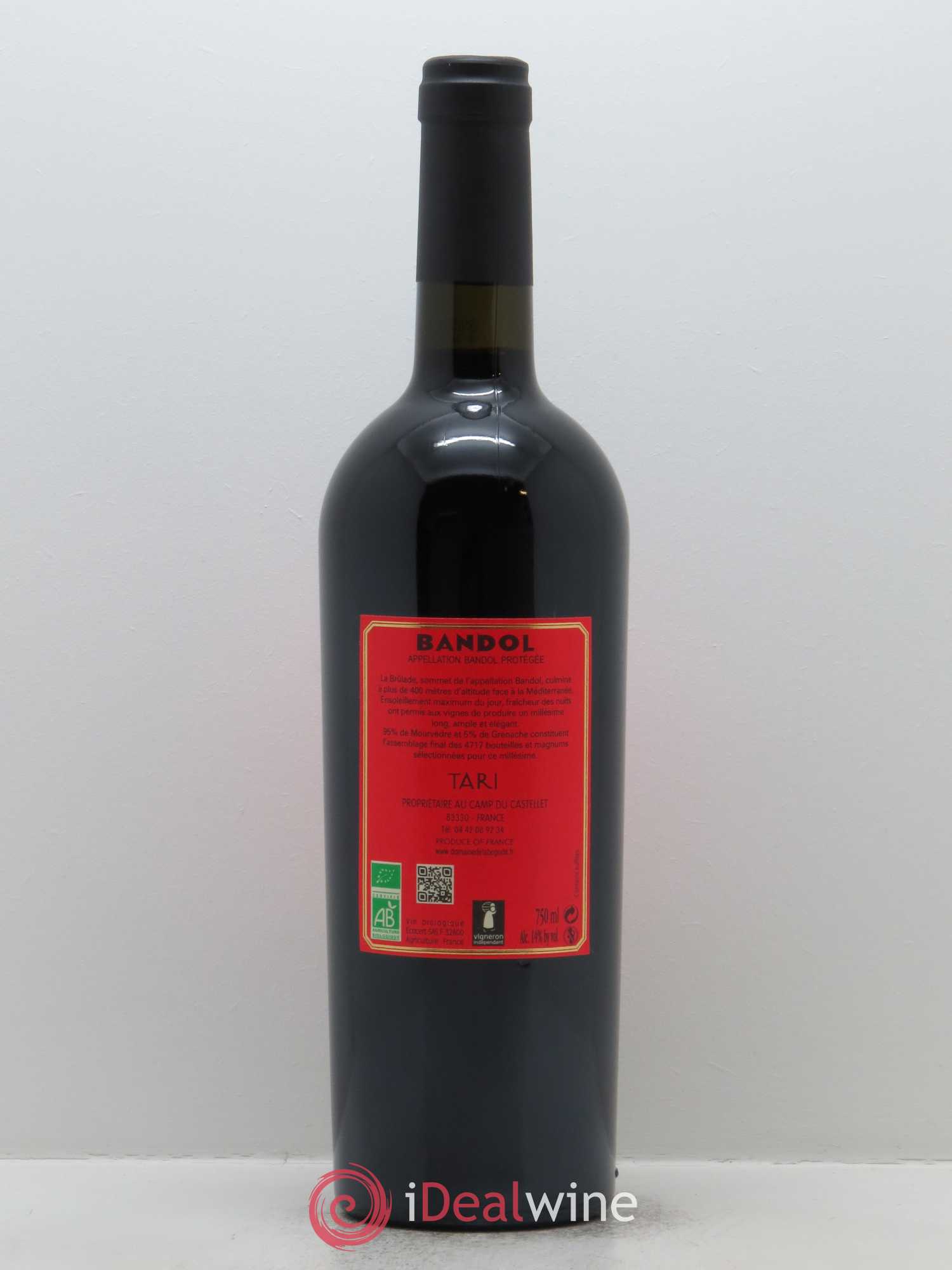 Bandol La Brûlade La Bégude 2015 - Lot de 1 bouteille - 1