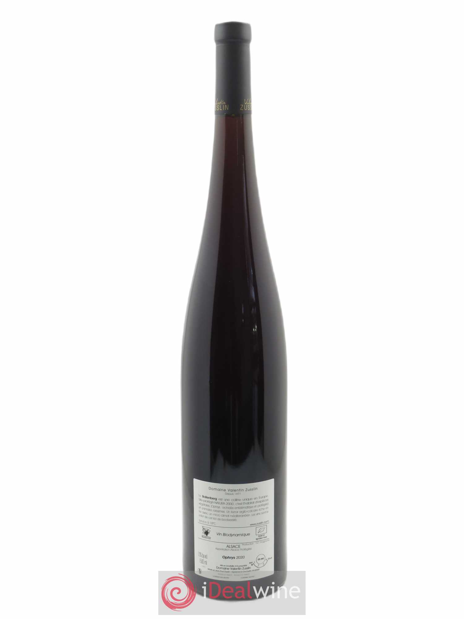 Alsace Pinot Noir Ophrys Valentin Zusslin (Domaine) 2020 - Lot de 1 magnum - 1