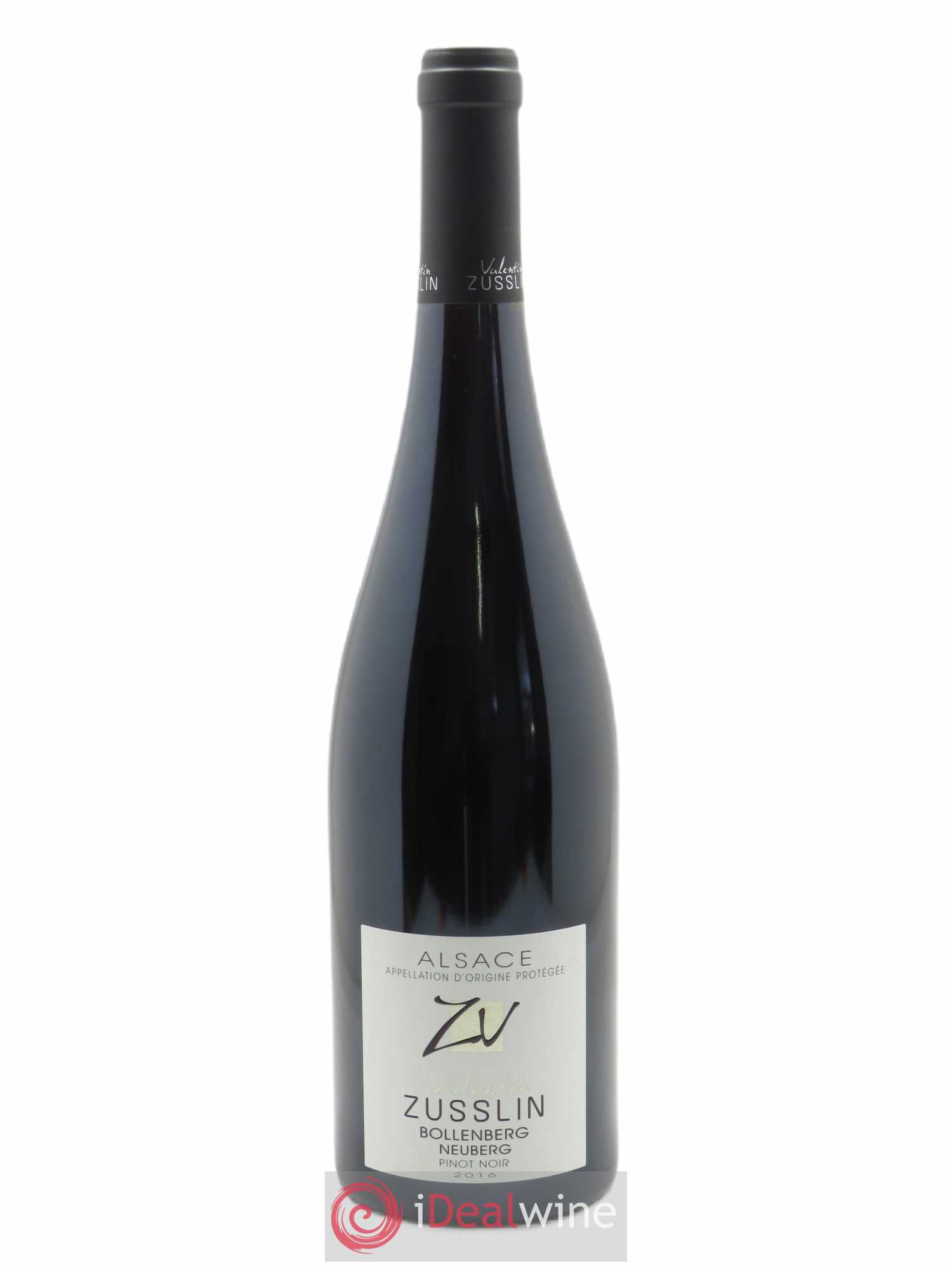 Alsace Pinot Noir Bollenberg Neuberg Valentin Zusslin (Domaine) 2016 - Lot de 1 bouteille - 0