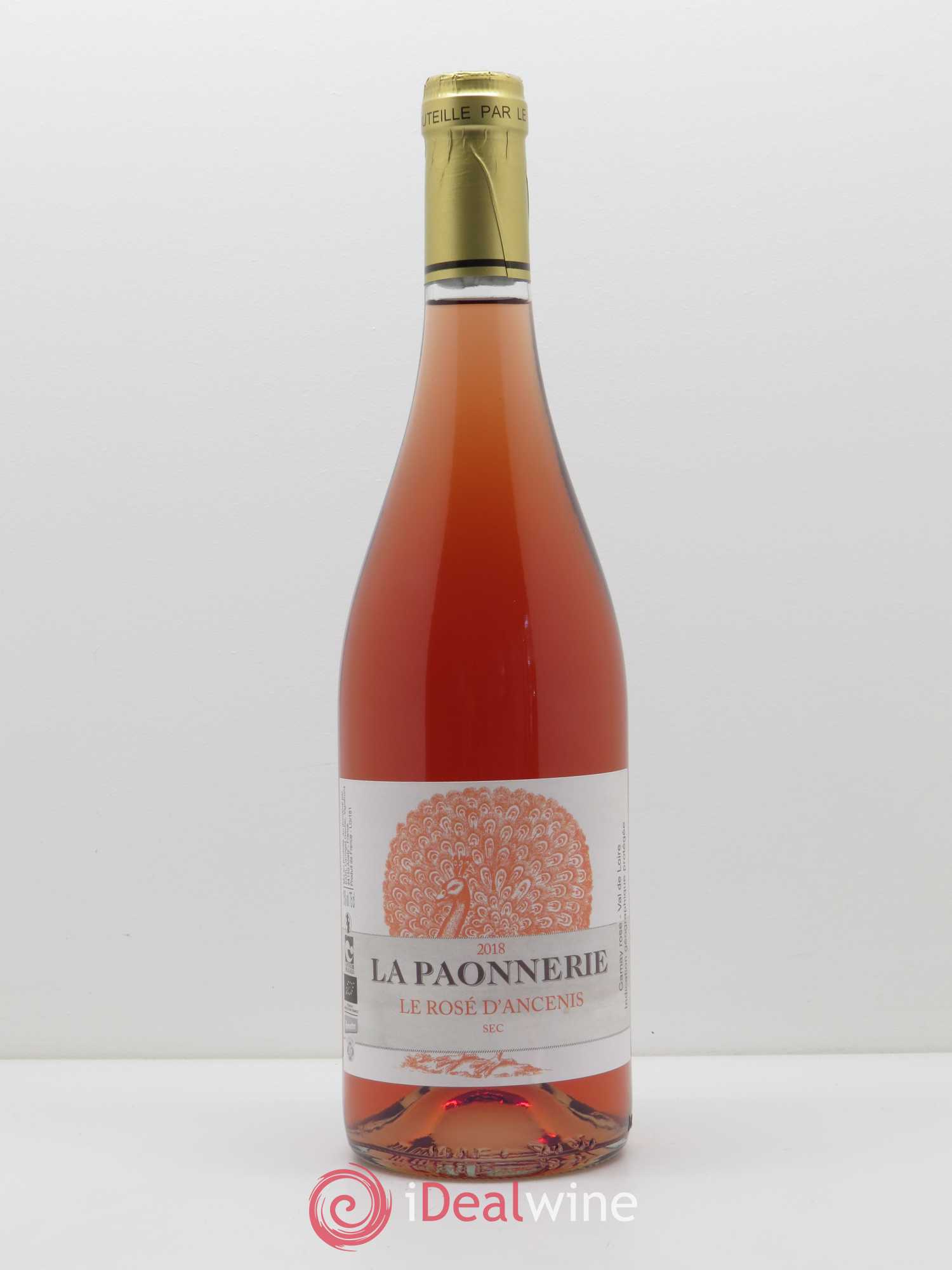 IGP Loire Le Rosé d'Ancenis La Paonnerie 2018 - Lot de 1 bouteille - 0