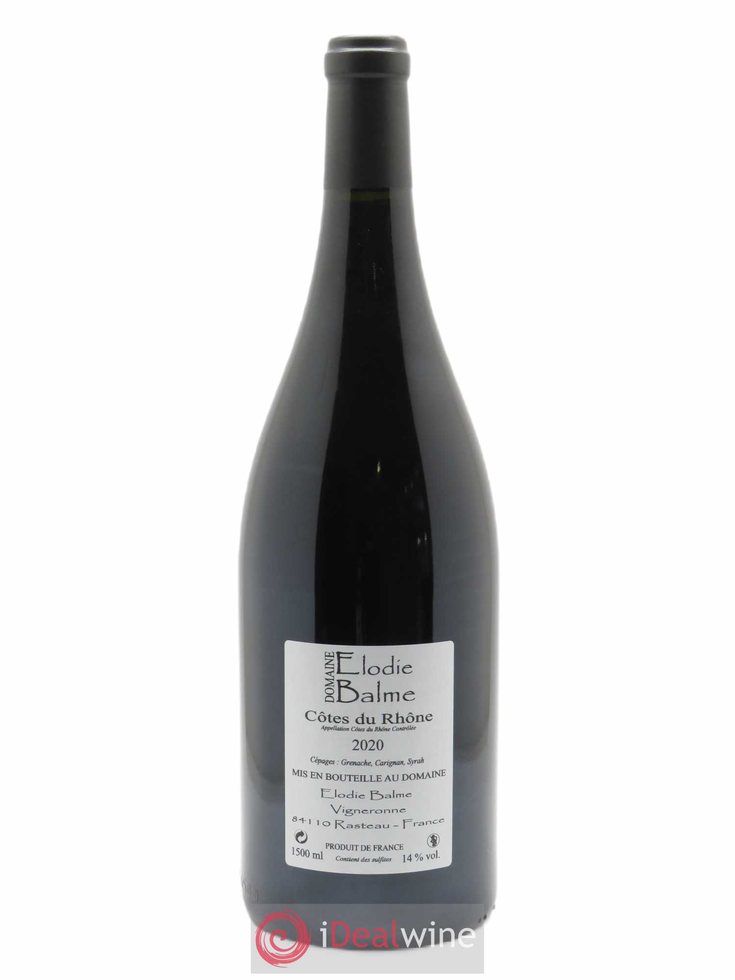 Côtes-du-Rhône Elodie Balme (Domaine) 2020 - Lot de 1 magnum - 1