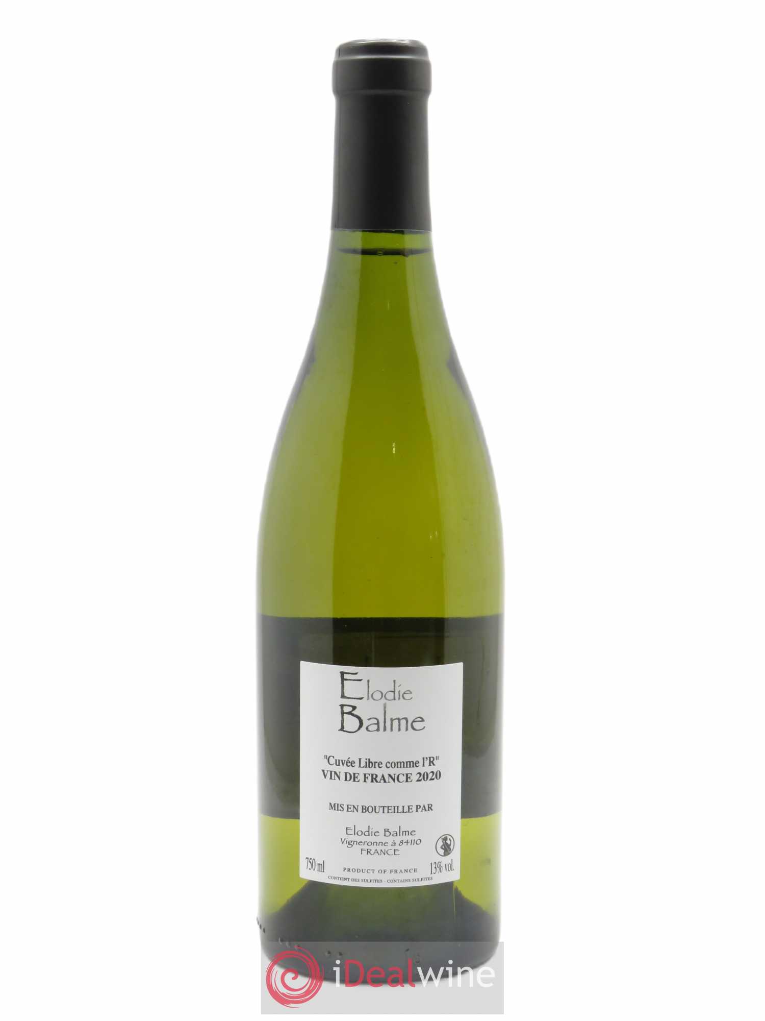 Côtes-du-Rhône-Villages Roaix Libre comme l'R Elodie Balme (Domaine) 2020 - Lot de 1 bouteille - 1