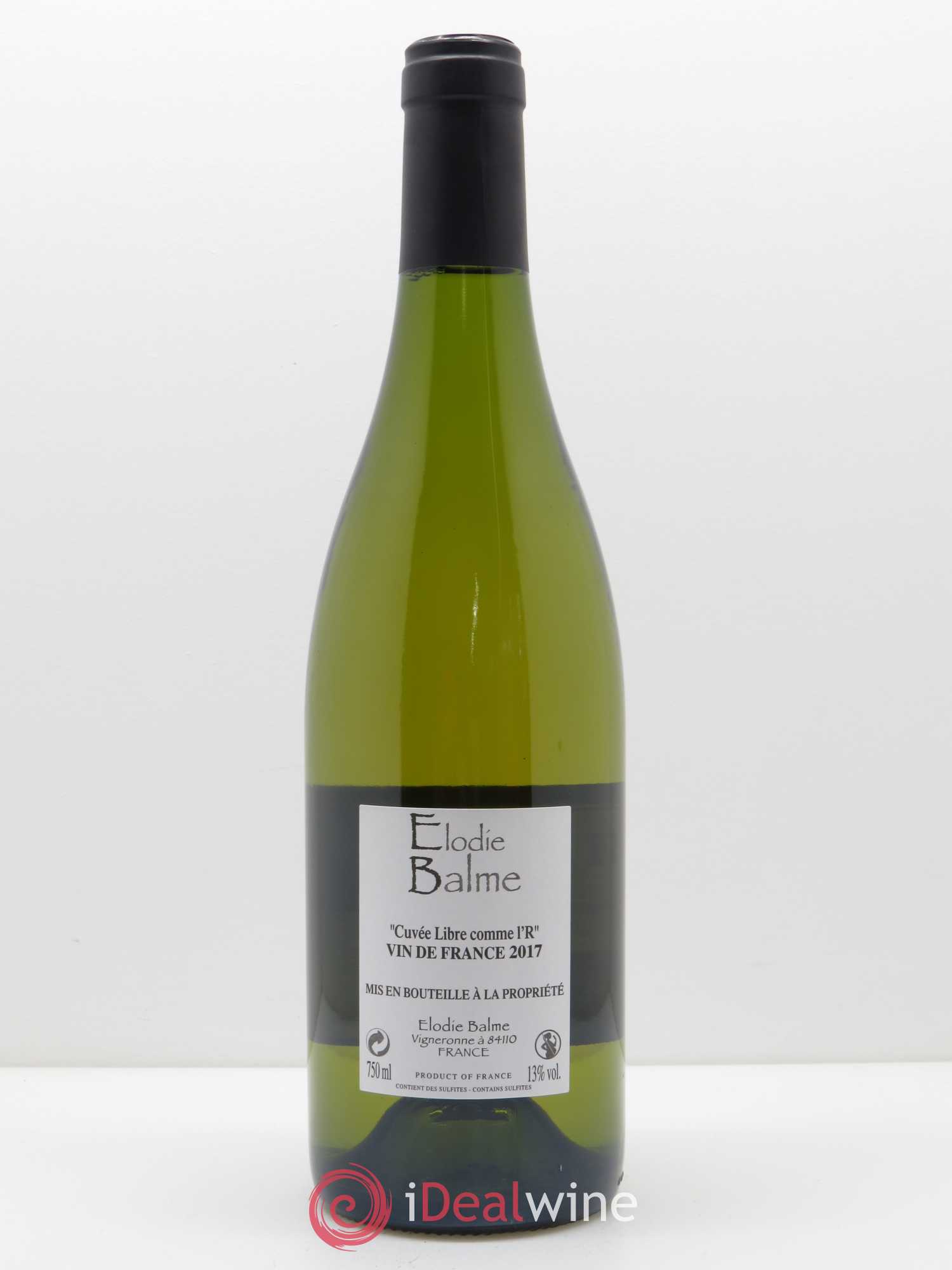 Côtes-du-Rhône-Villages Roaix Libre comme l'R Elodie Balme (Domaine) 2017 - Lot de 1 bouteille - 1