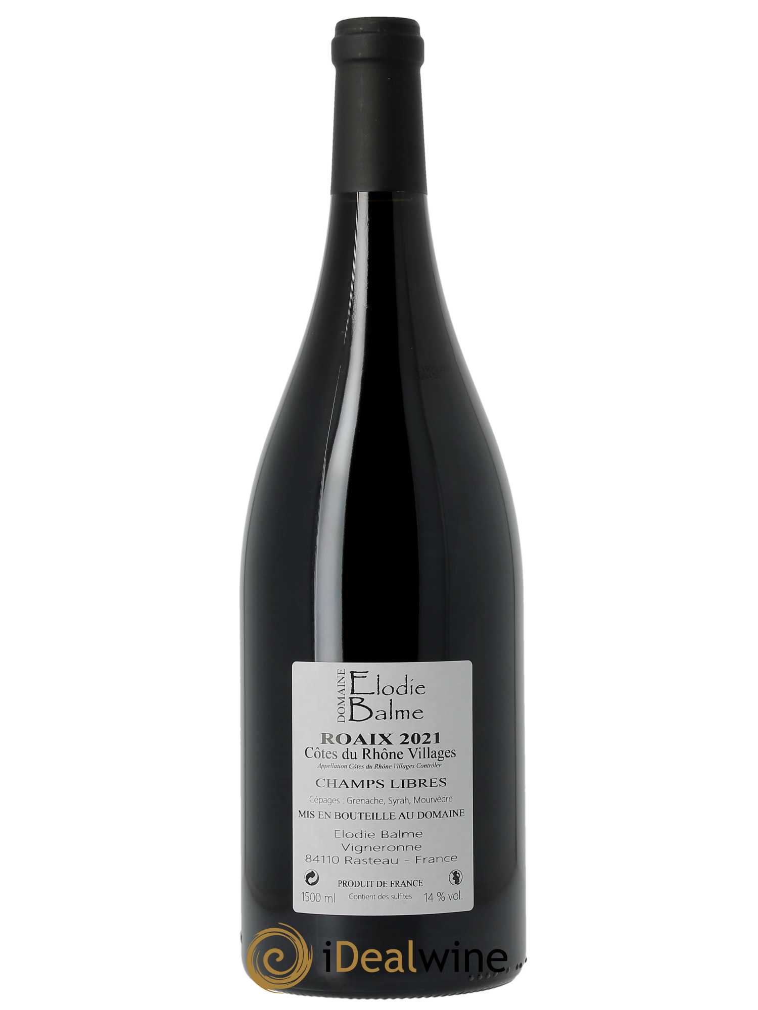 Côtes-du-Rhône-Villages Roaix Champs Libres Elodie Balme (Domaine) 2021 - Lot of 1 magnum - 1