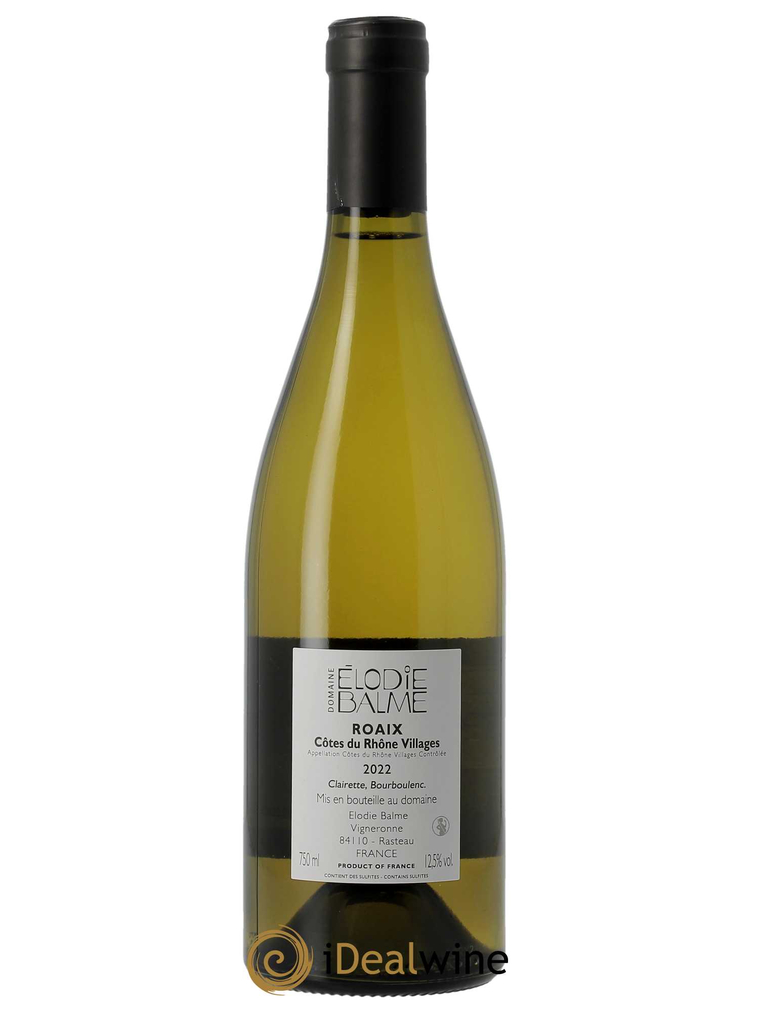 Côtes-du-Rhône-Villages Roaix Libre comme l'R Elodie Balme (Domaine) 2022 - Lot of 1 bottle - 1