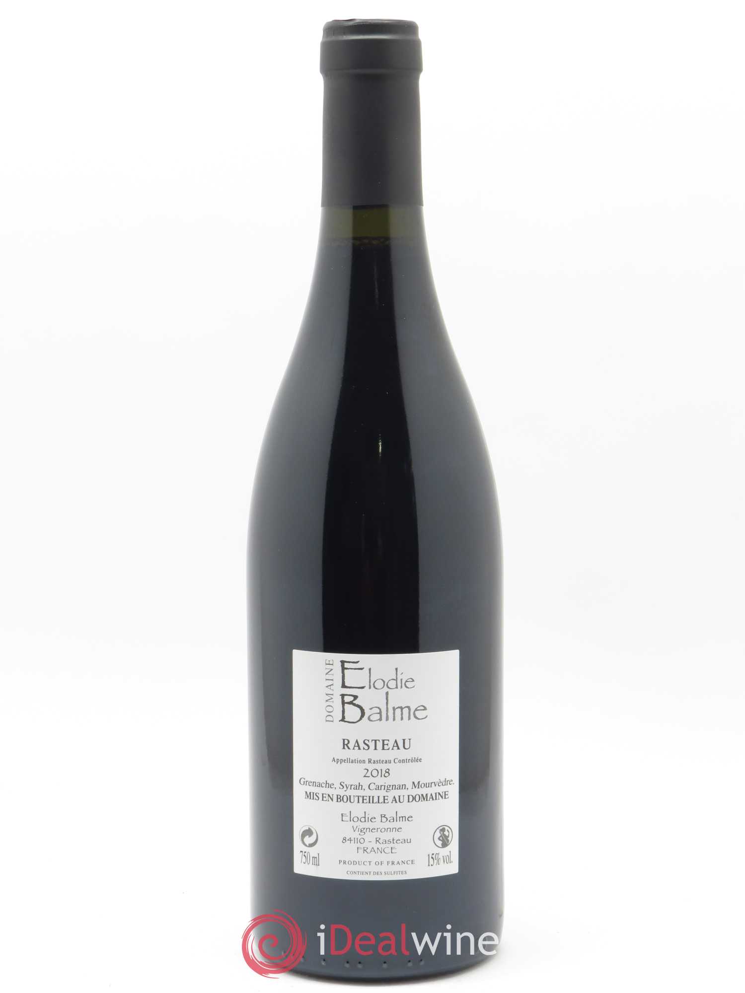 Rasteau Elodie Balme (Domaine) 2018 - Lot de 1 bouteille - 1