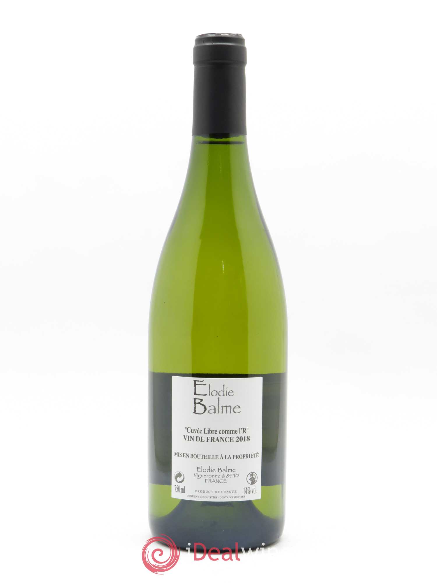 Côtes-du-Rhône-Villages Roaix Libre comme l'R Elodie Balme (Domaine) 2018 - Lot de 1 bouteille - 1