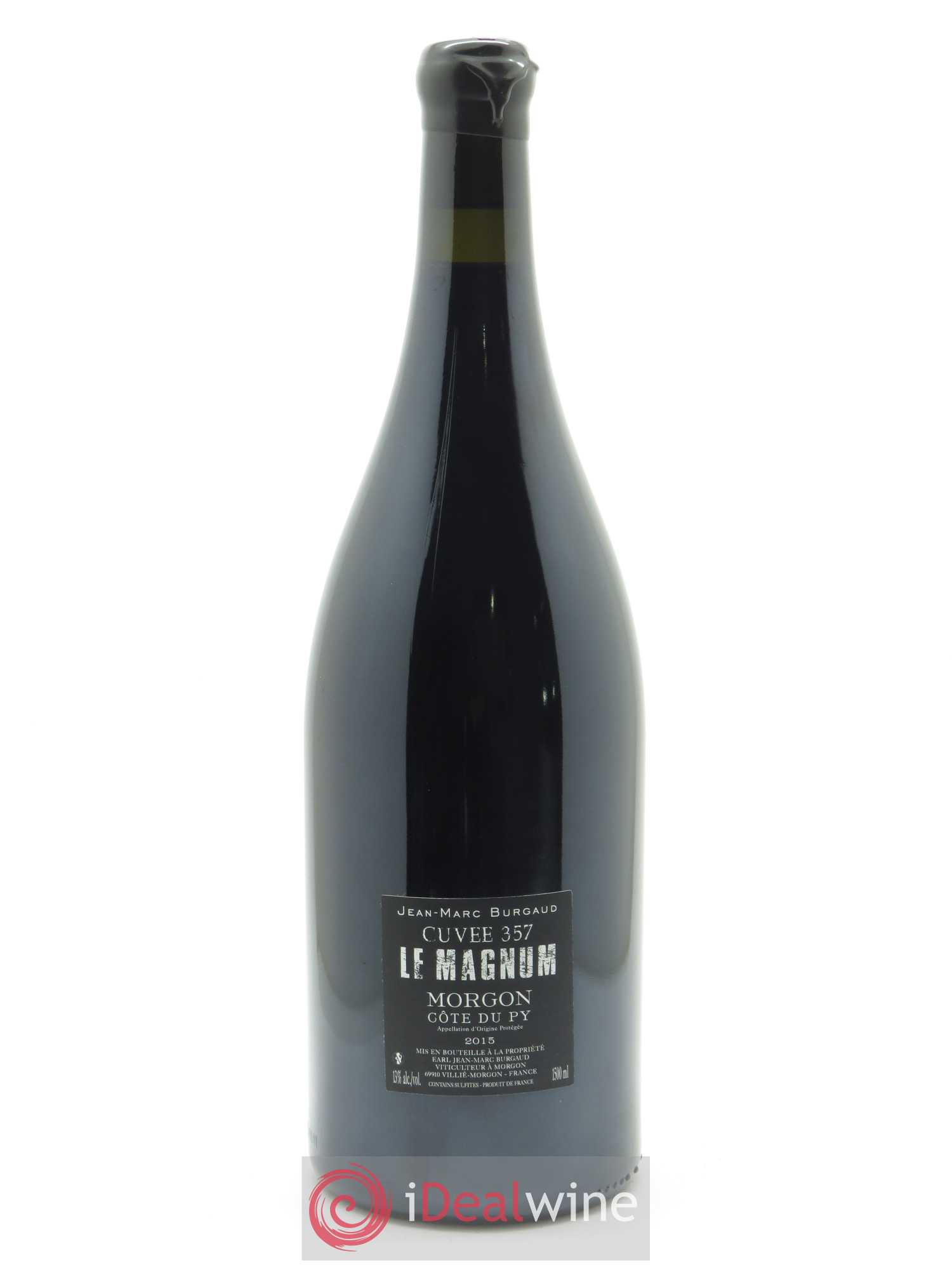 Morgon Côte du Py Cuvée 357 Le Magnum Jean-Marc Burgaud (Domaine) 2015 - Lot de 1 magnum - 1