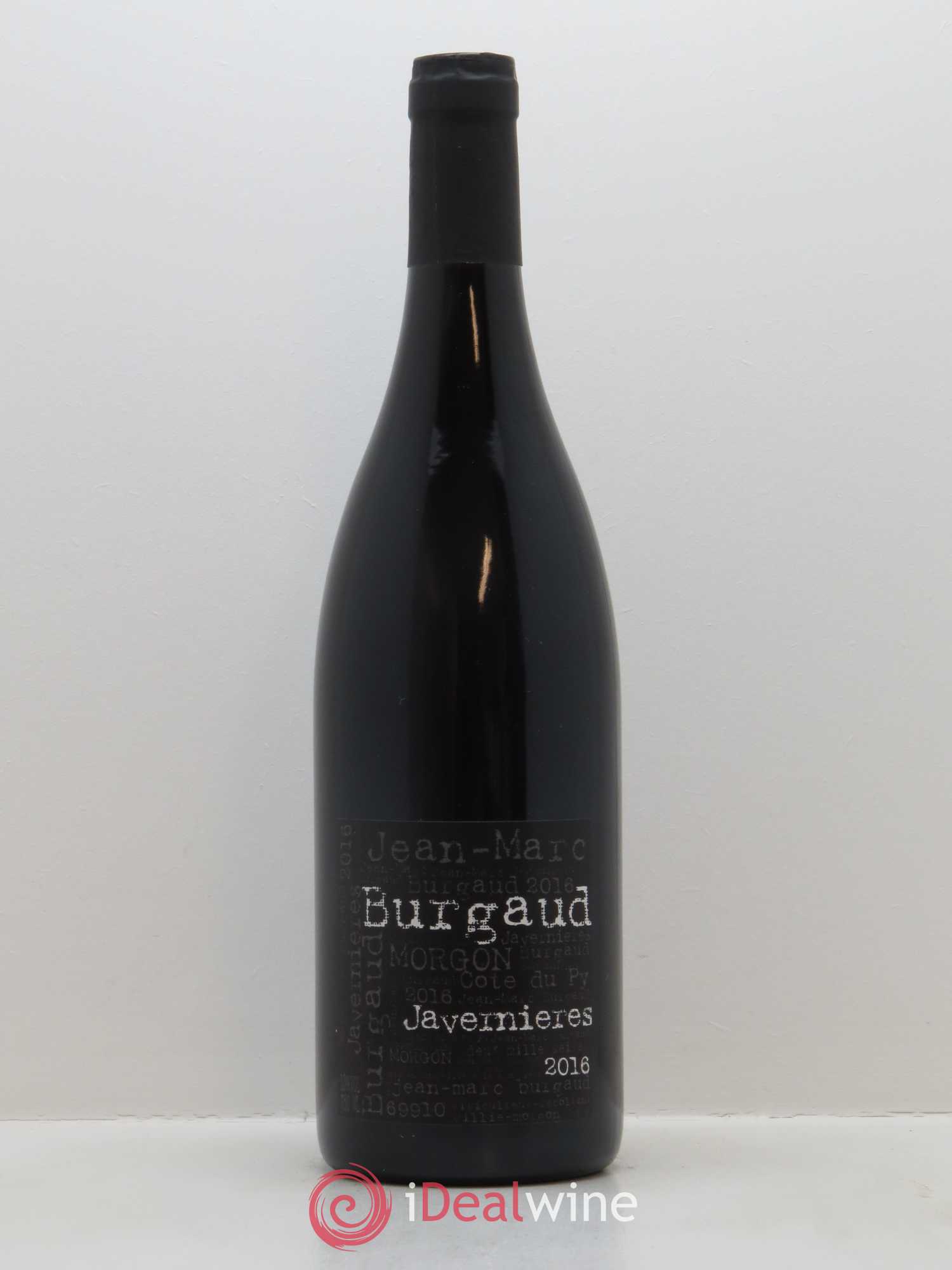 Morgon Côte du Py Javernières Jean-Marc Burgaud (Domaine) 2016 - Lot de 1 bouteille - 0