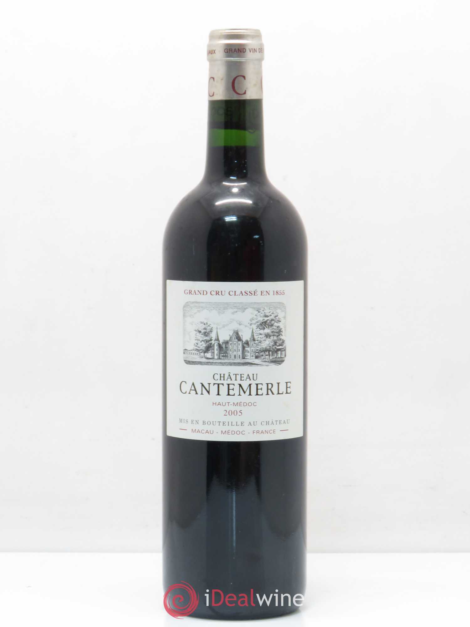Château Cantemerle 5ème Grand Cru Classé 2005 - Lot de 1 bouteille - 0