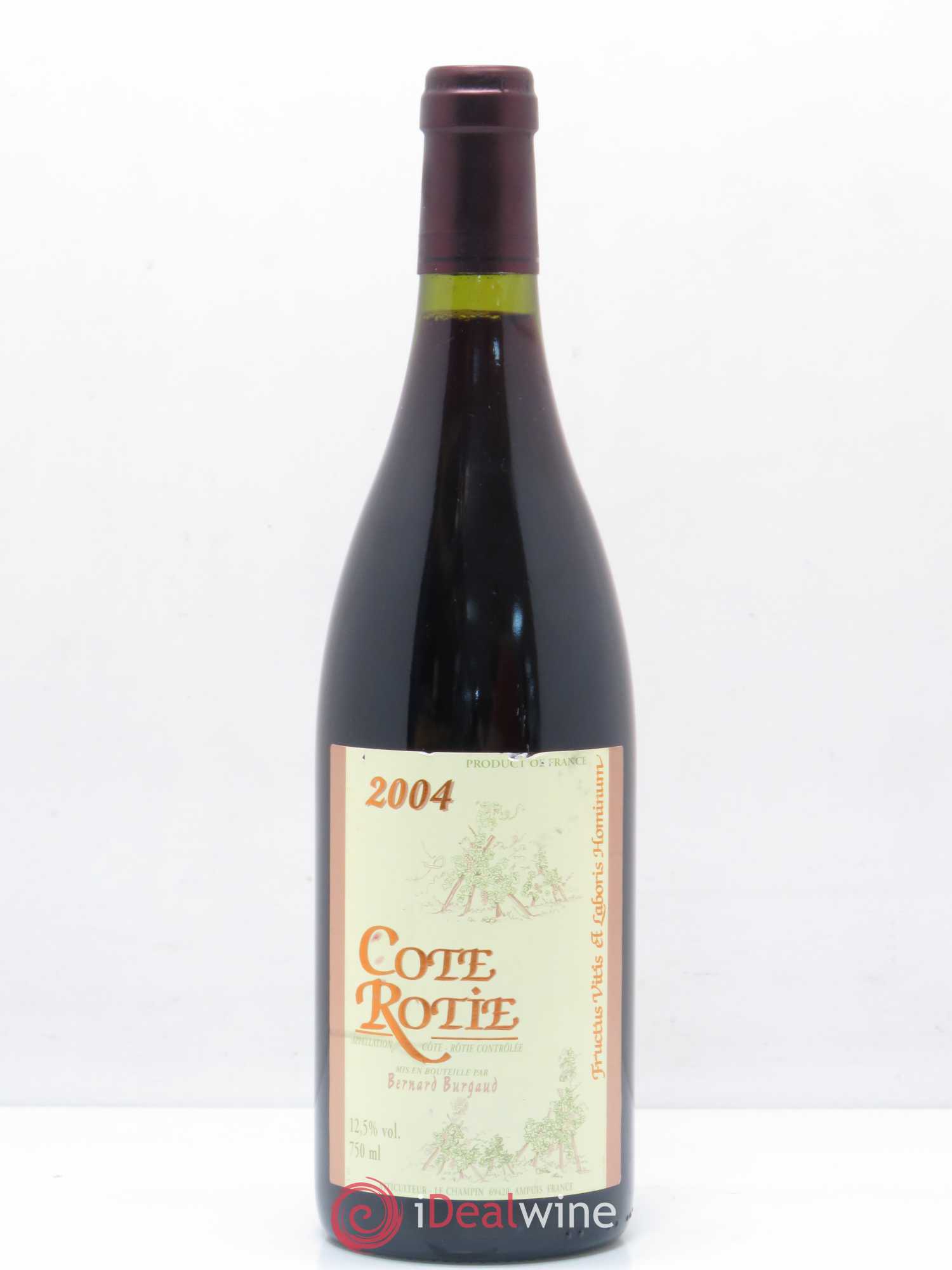 Côte-Rôtie Bernard Burgaud 2004 - Lot de 1 bouteille - 0