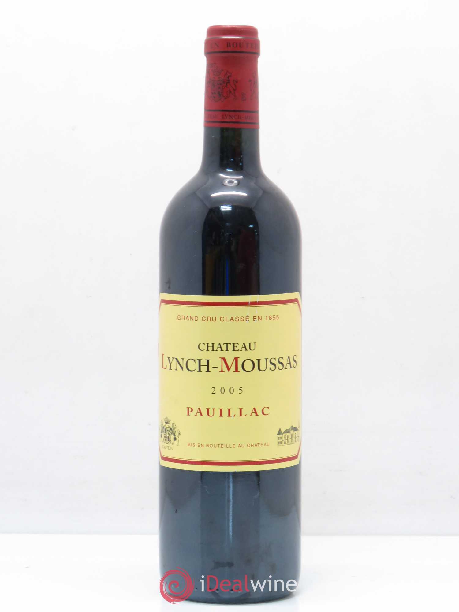 Château Lynch Moussas 5ème Grand Cru Classé 2005 - Lot de 1 bouteille - 0