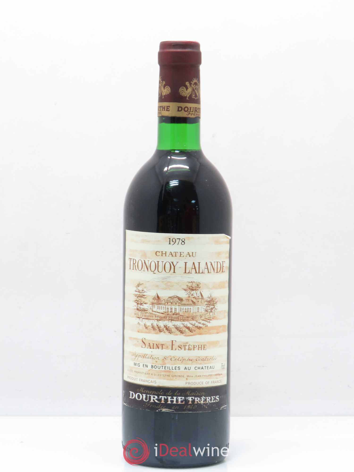 Château Tronquoy Lalande 1978 - Lot de 1 bouteille - 0
