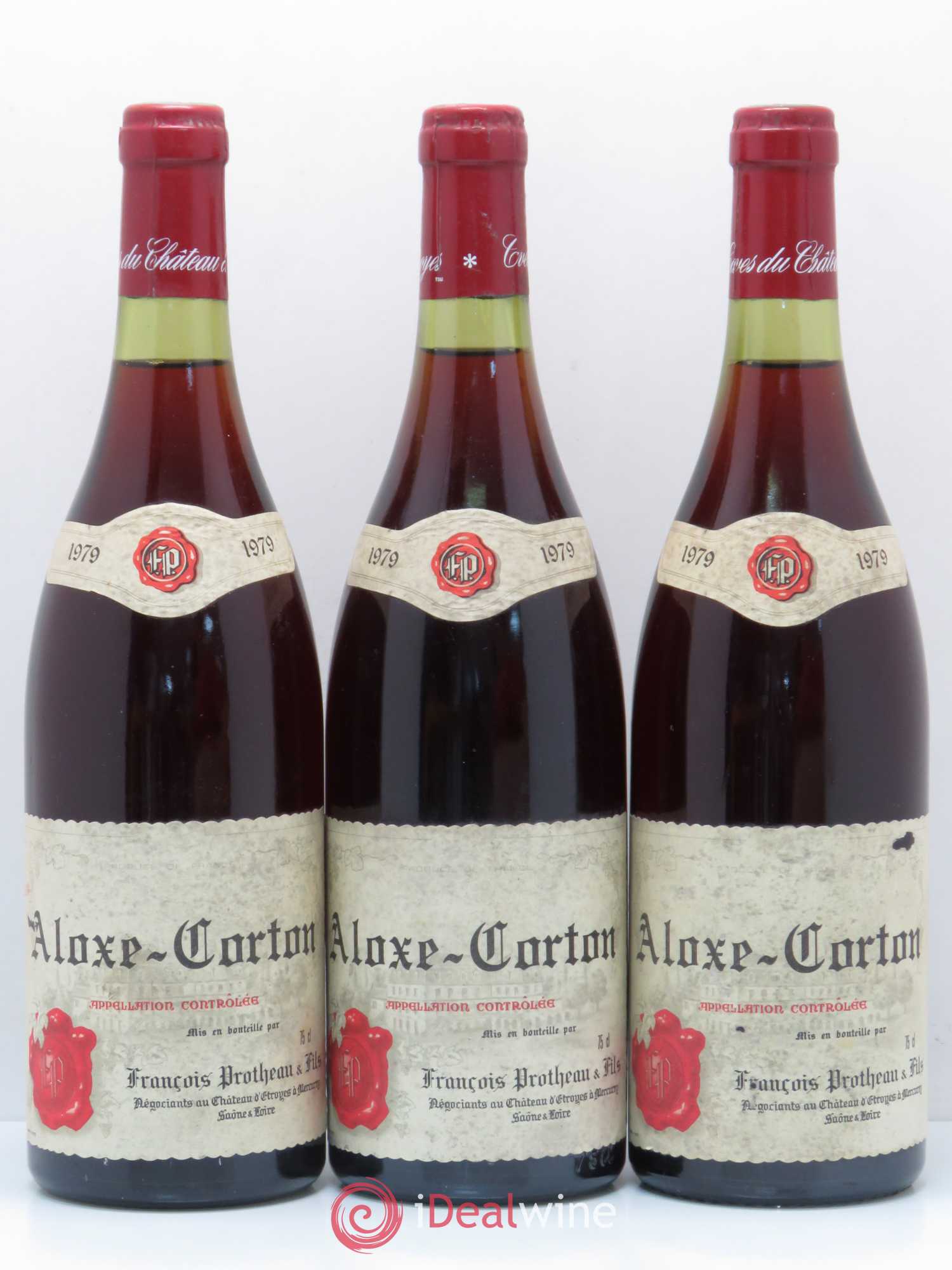 Aloxe-Corton Protheau 1979 - Lot de 3 bouteilles - 0