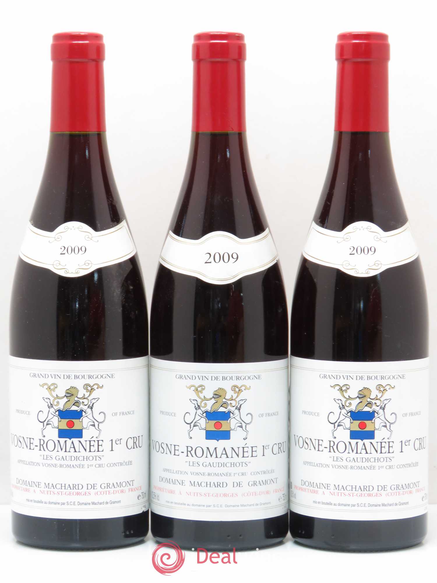 Vosne-Romanée 1er Cru Les Gaudichots Domaine Machard de Gramont 2009 - Posten von 3 Flaschen - 0