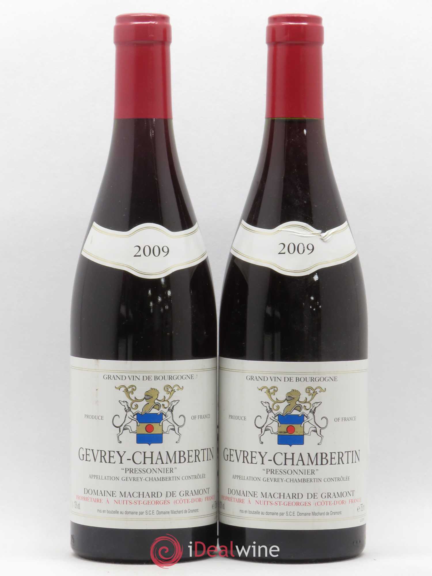 Gevrey-Chambertin Pressonnier Domaine Machard de Gramont 2009 - Lot de 2 bouteilles - 0