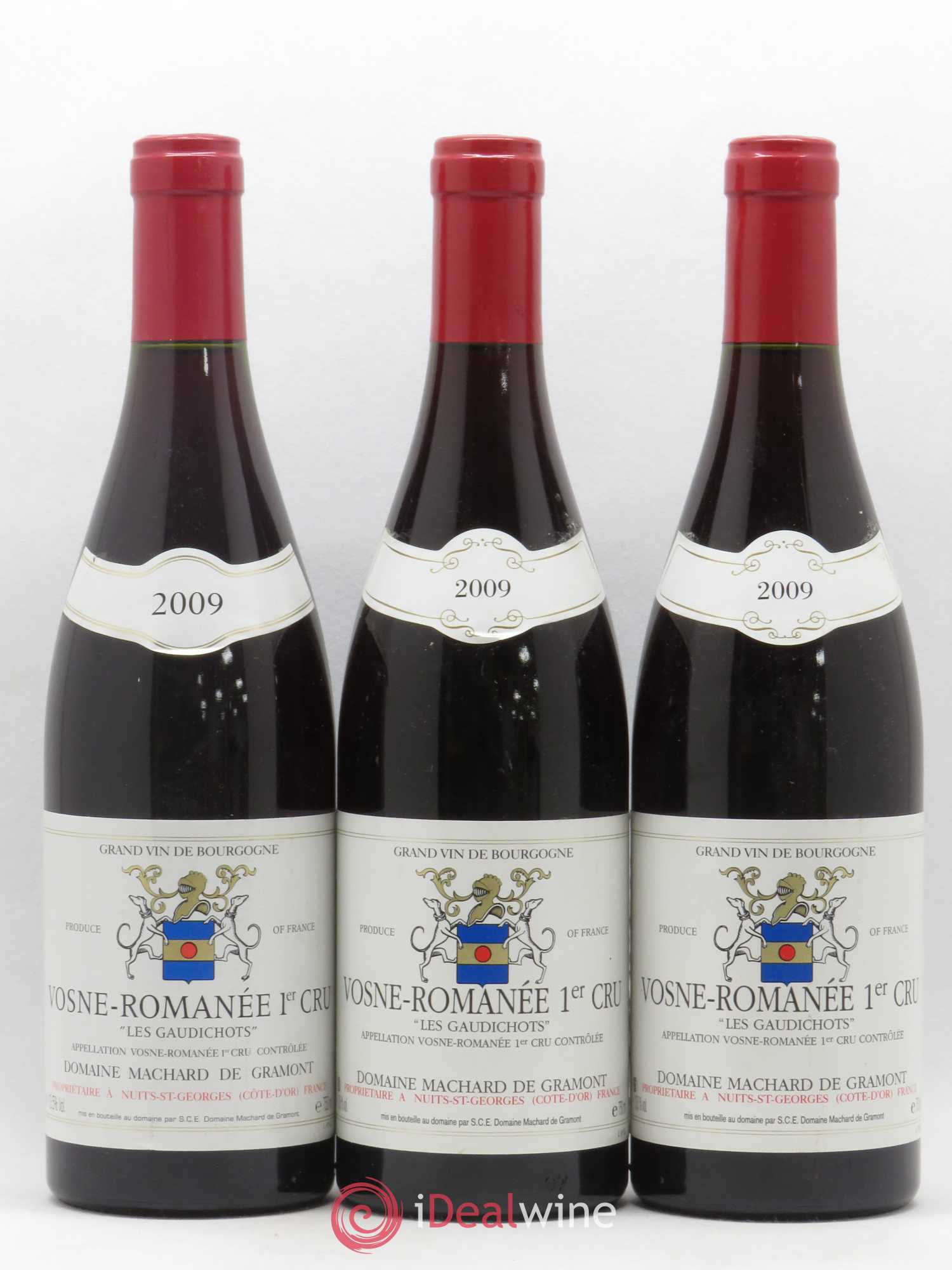 Vosne-Romanée 1er Cru Les Gaudichots Domaine Machard de Gramont 2009 - Posten von 3 Flaschen - 0