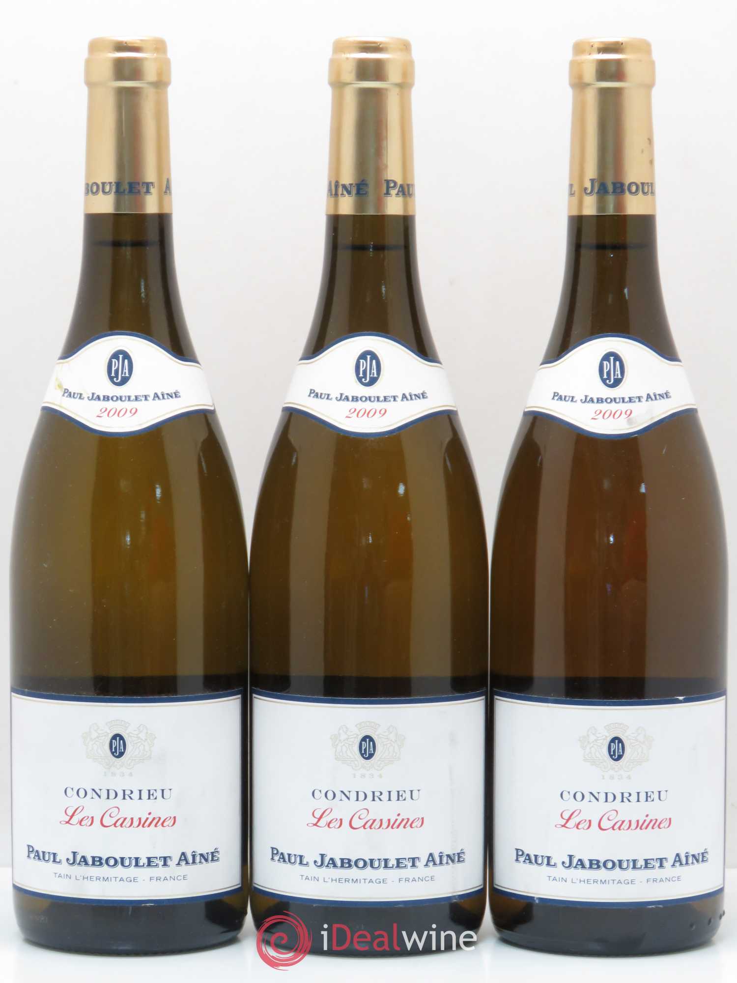 Condrieu Les Cassines Paul Jaboulet Aine 2009 - Lot de 3 bouteilles - 0