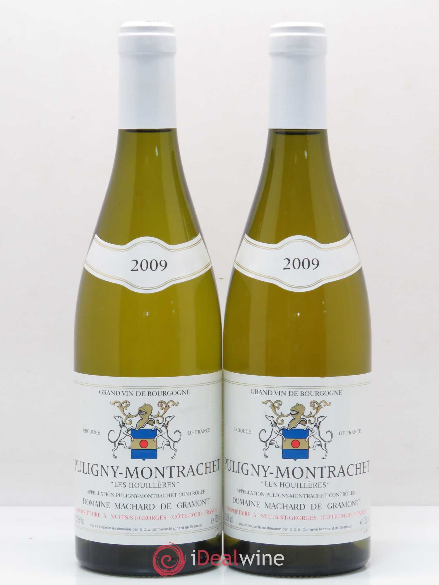 Puligny-Montrachet Les Houillières Machard de Gramont 2009 - Posten von 2 Flaschen - 0