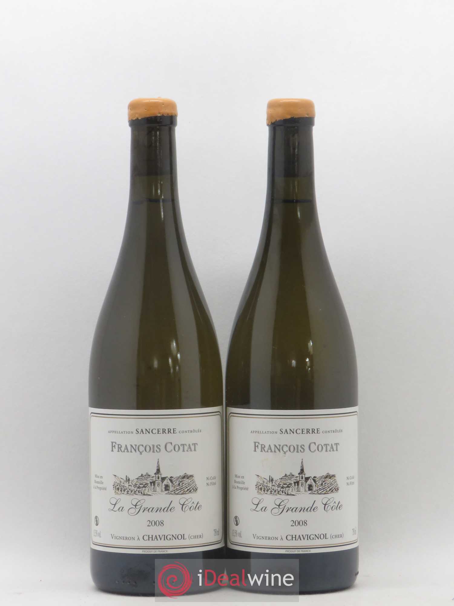 Sancerre La Grande Côte François Cotat 2008 - Lot de 2 bouteilles - 0