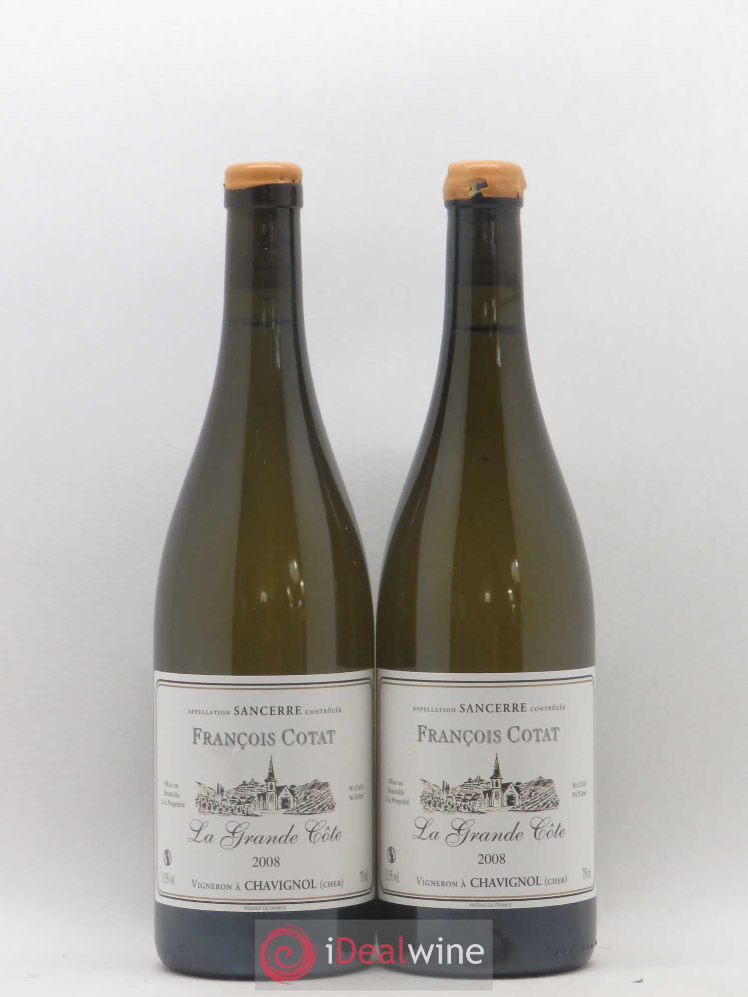 Sancerre La Grande Côte François Cotat 2008 - Lot de 2 bouteilles - 0