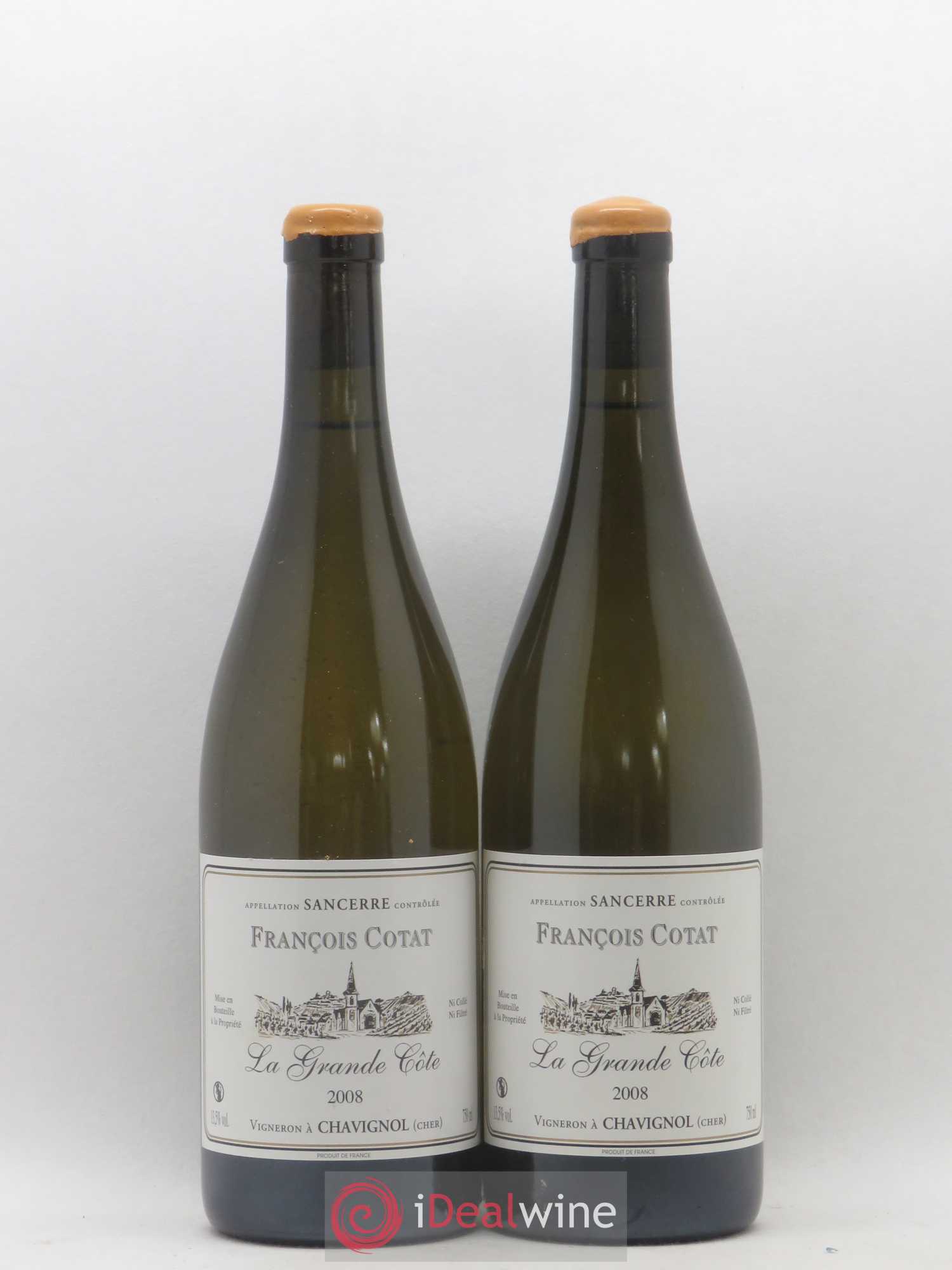Sancerre La Grande Côte François Cotat 2008 - Lot de 2 bouteilles - 0