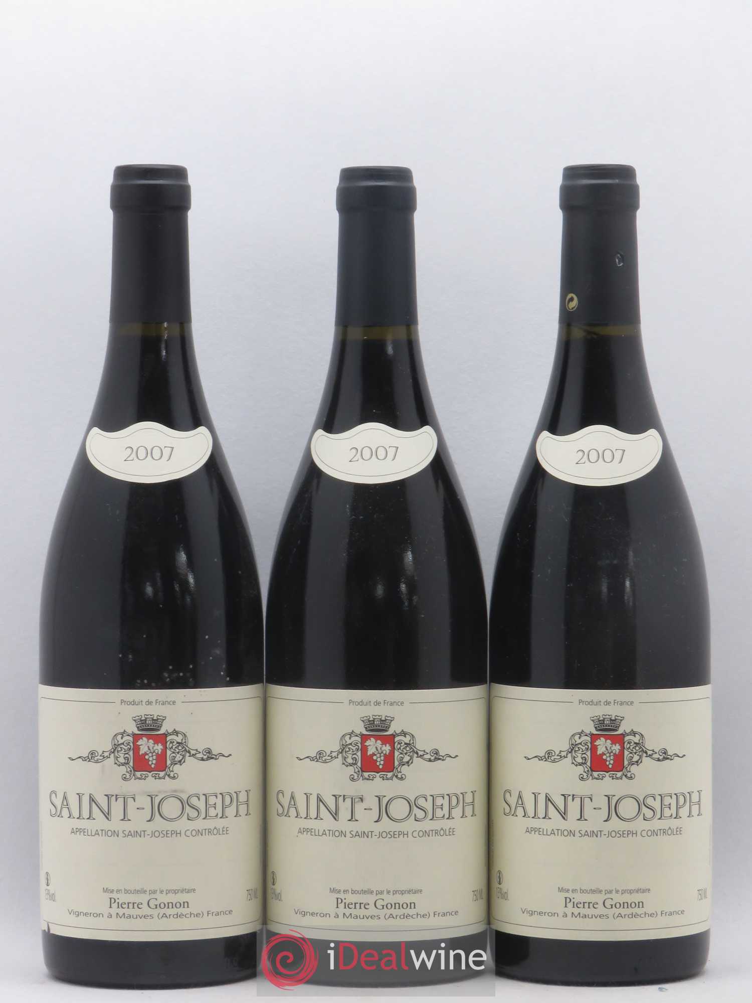 Saint-Joseph Gonon (Domaine) 2007 - Lot de 3 bouteilles - 0