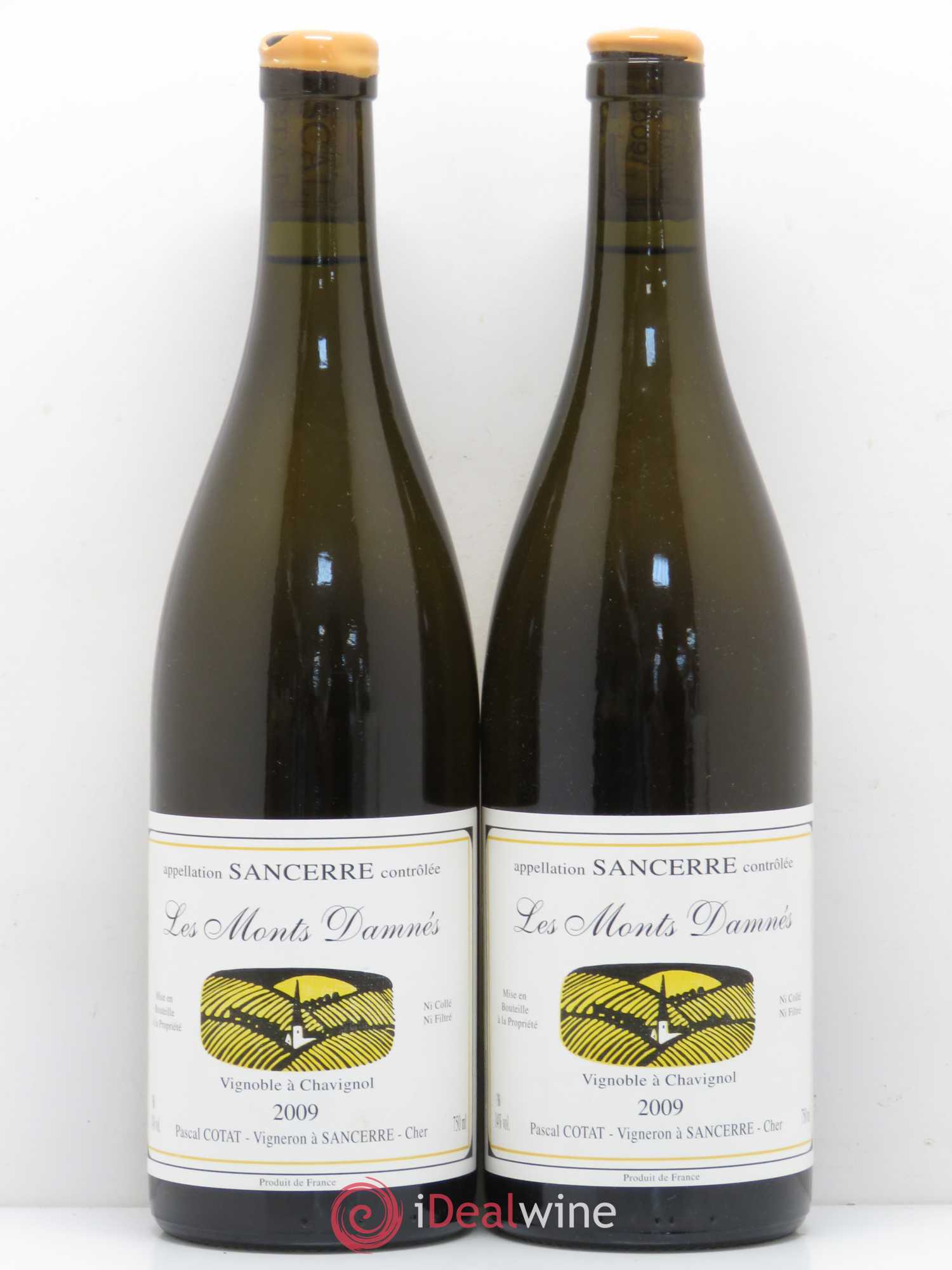 Sancerre Les Monts Damnés Pascal Cotat 2009 - Lot de 2 bouteilles - 0