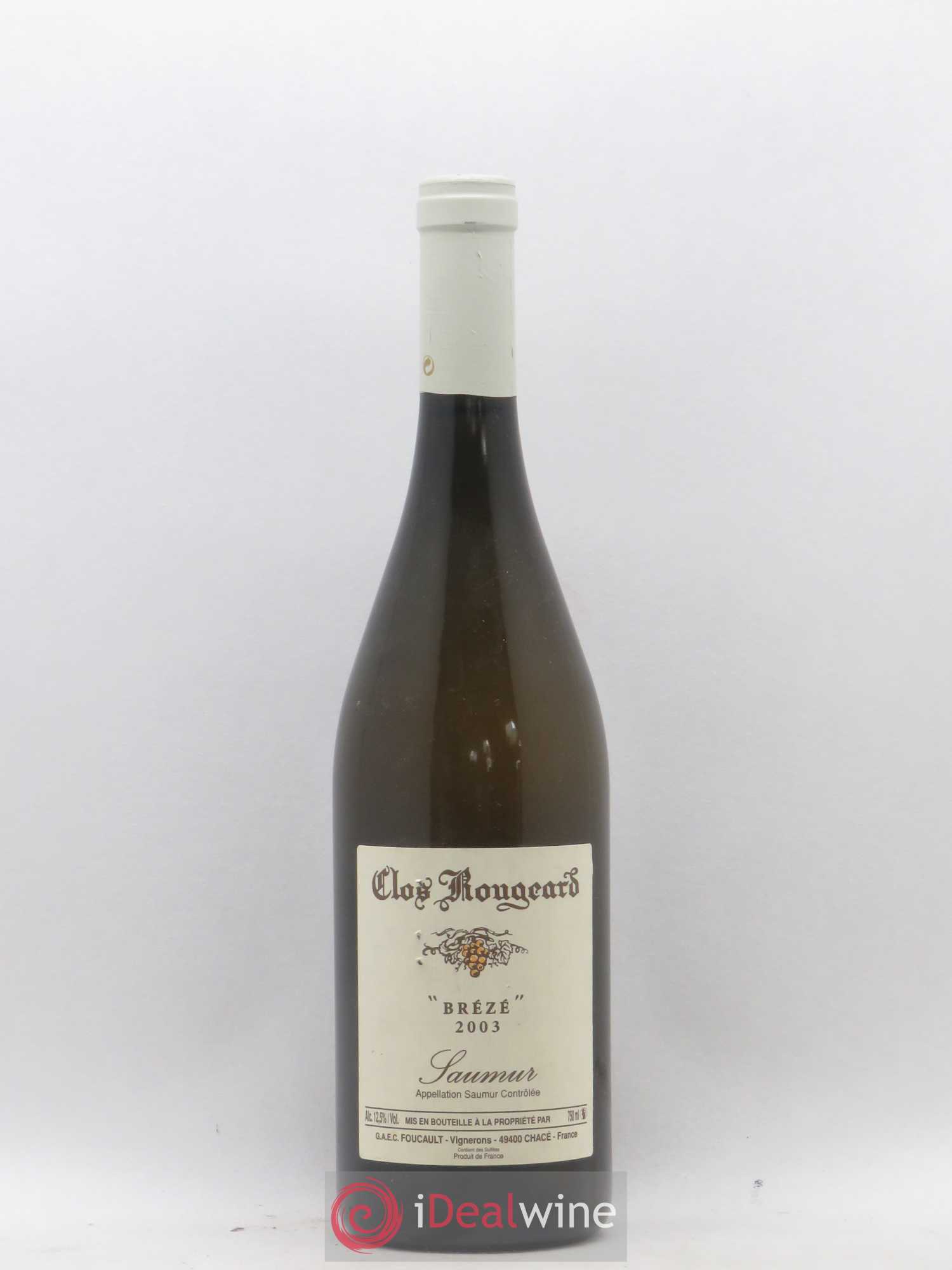 Saumur Brézé Clos Rougeard 2003 - Posten von 1 Flasche - 0